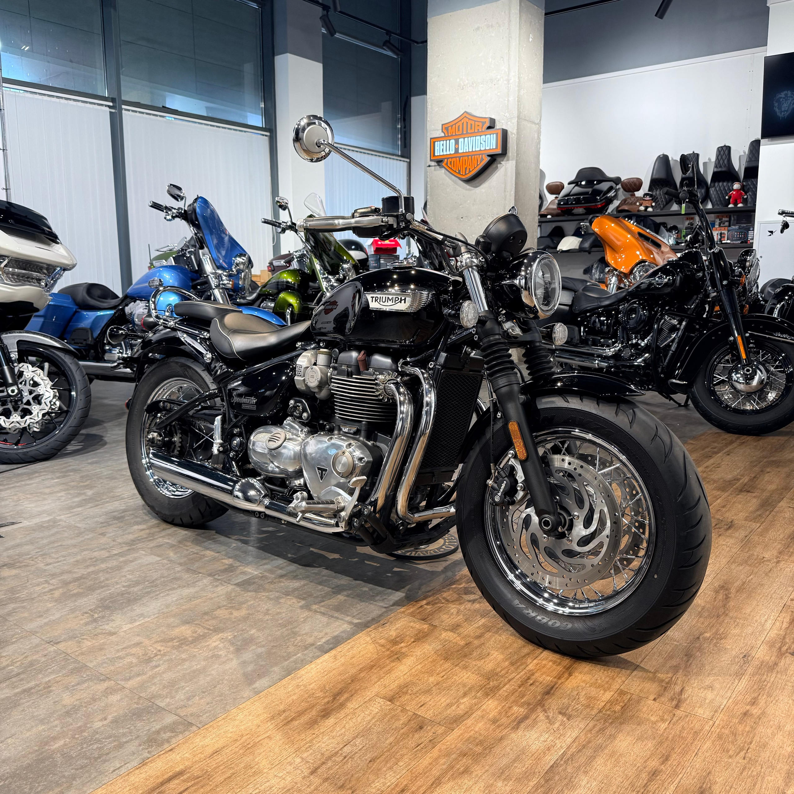 2018 TRIUMPH Bonneville Speedmaster (VIN *SMTD*6014). Hello Davidson, Москва. Только хорошие мотоциклы…