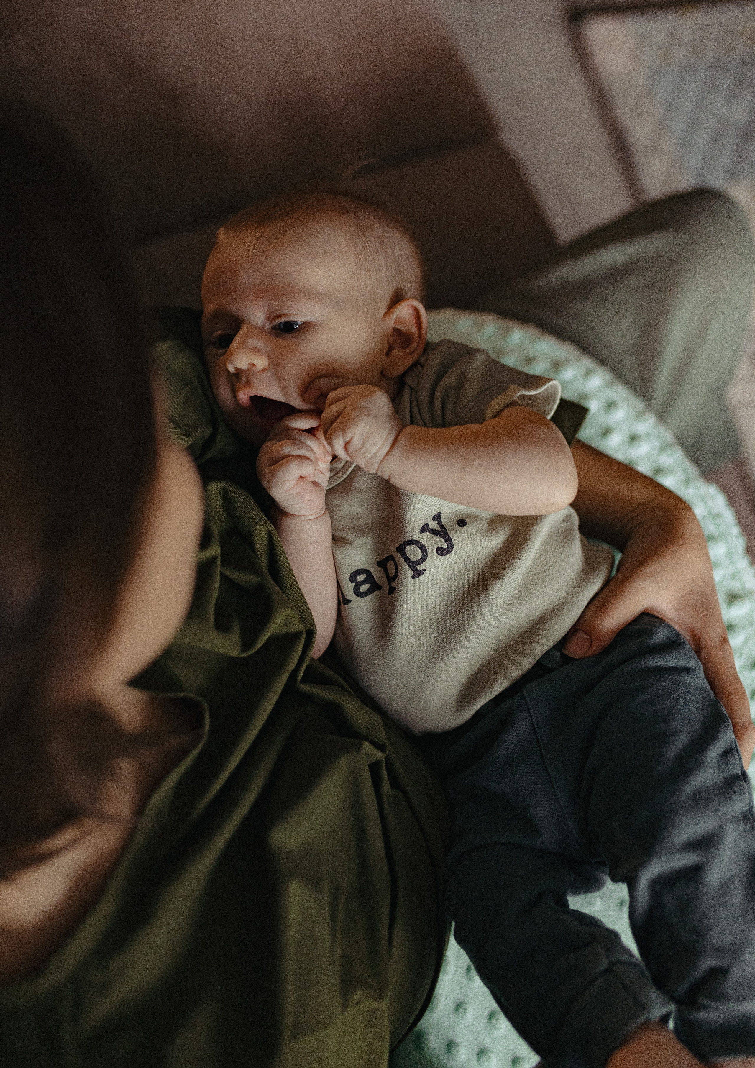 Домашняя семейная фотосессия с малышом. Портретный и семейный фотограф в Москве Мария Рослякова