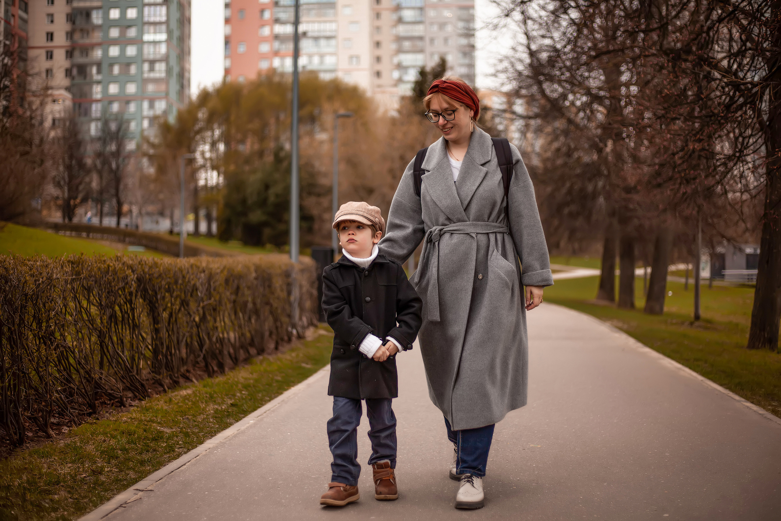 Прогулка в парке на Юго-Западной