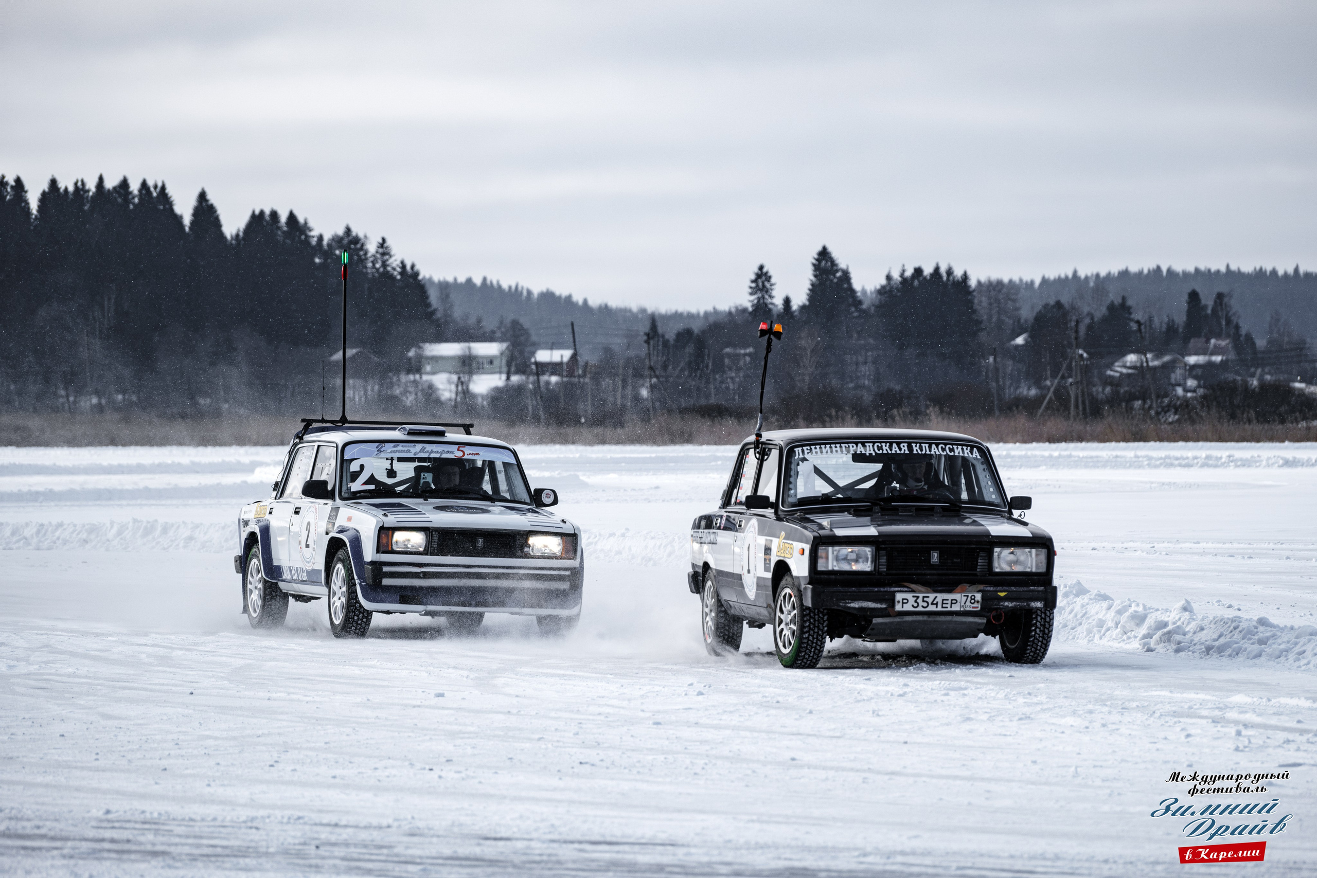 «Зимний Драйв в Карелии» Авто Марафон-гигант «25 часов на льду» Илона Накутис, Николай Грязин, джимхана, фотограф Антон Медведев, icoguar, Сортавала, Карелия