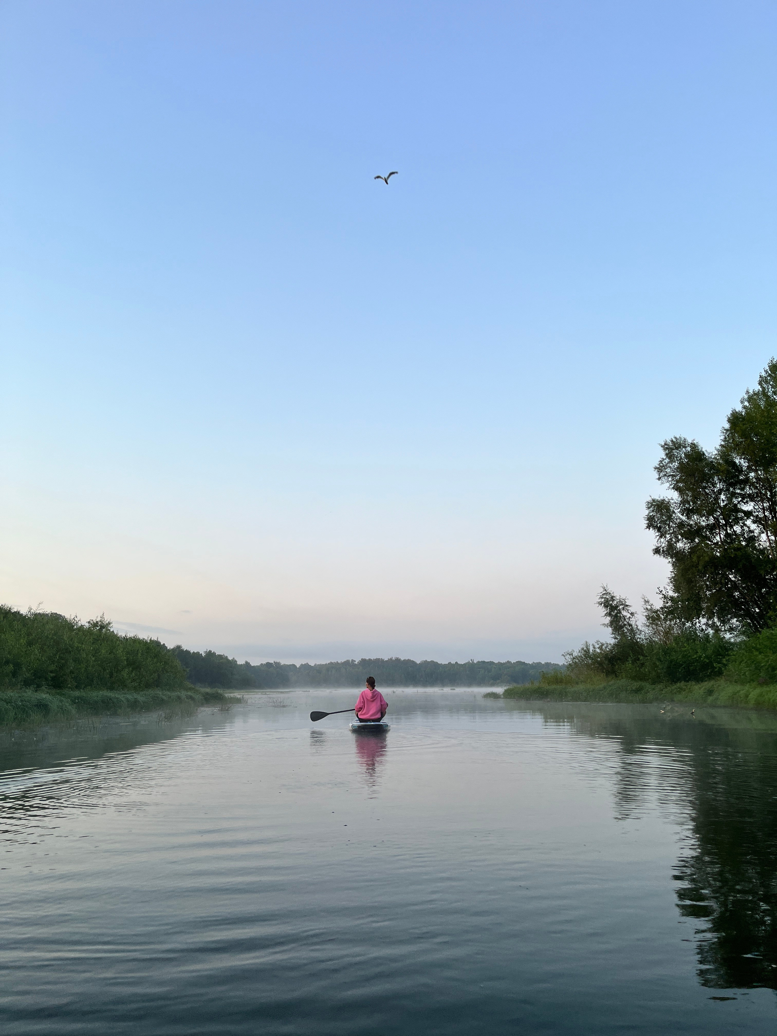 Рассвет на сапах в Сипайловских карьерах