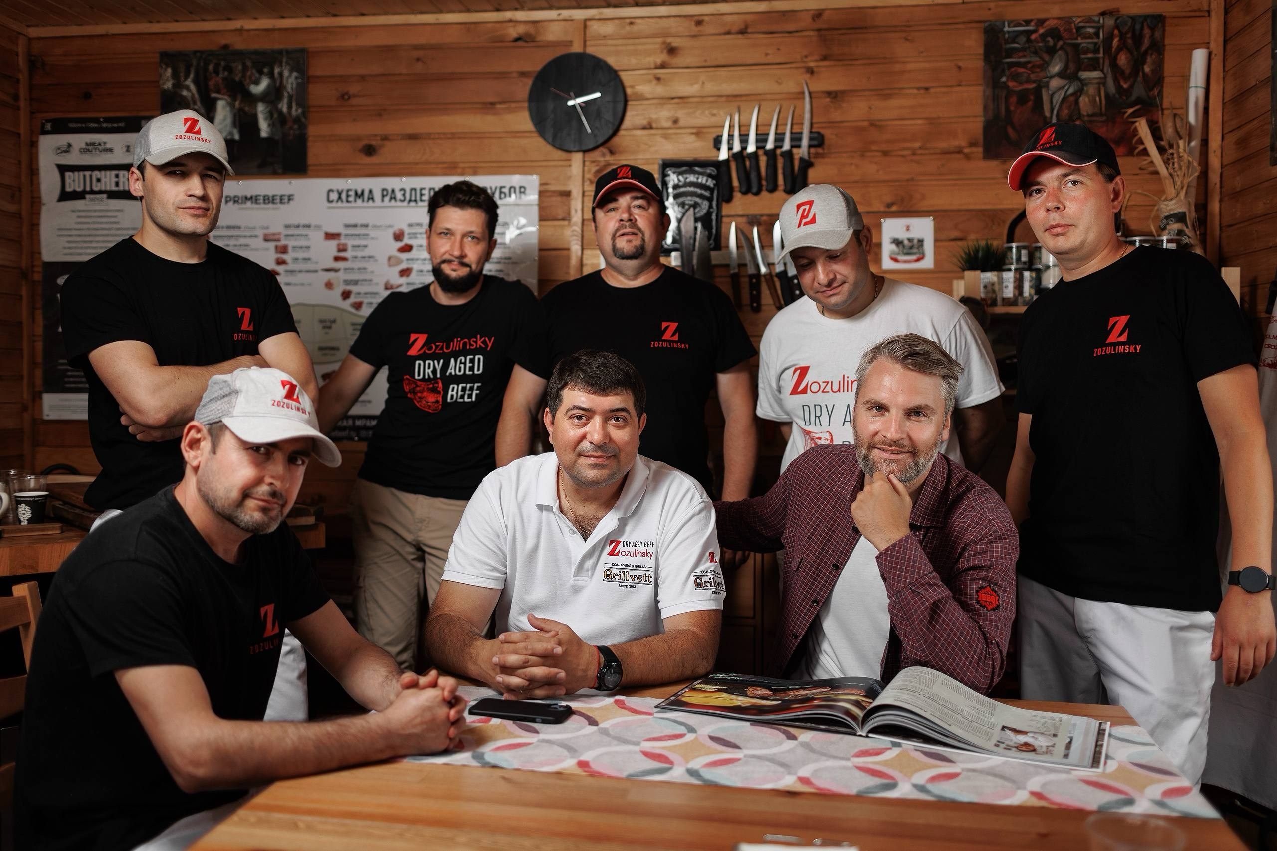 Private events at the Zozulinsky & Potseluev meat atelier. The Other Pavel Potseluev — film photography and mastery of meat business