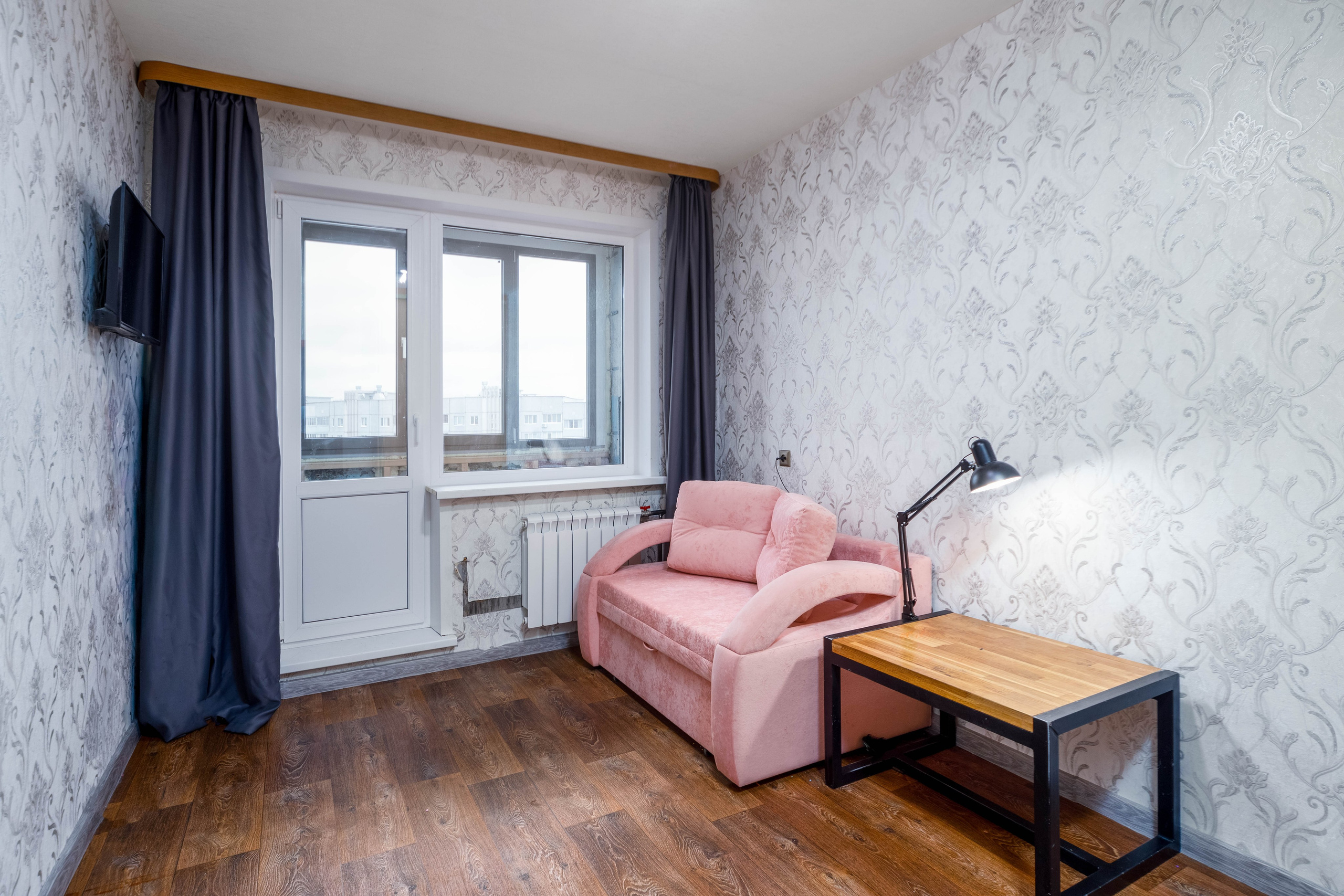 Фото интерьера детской в двухкомнатной квартире в Серебрянке