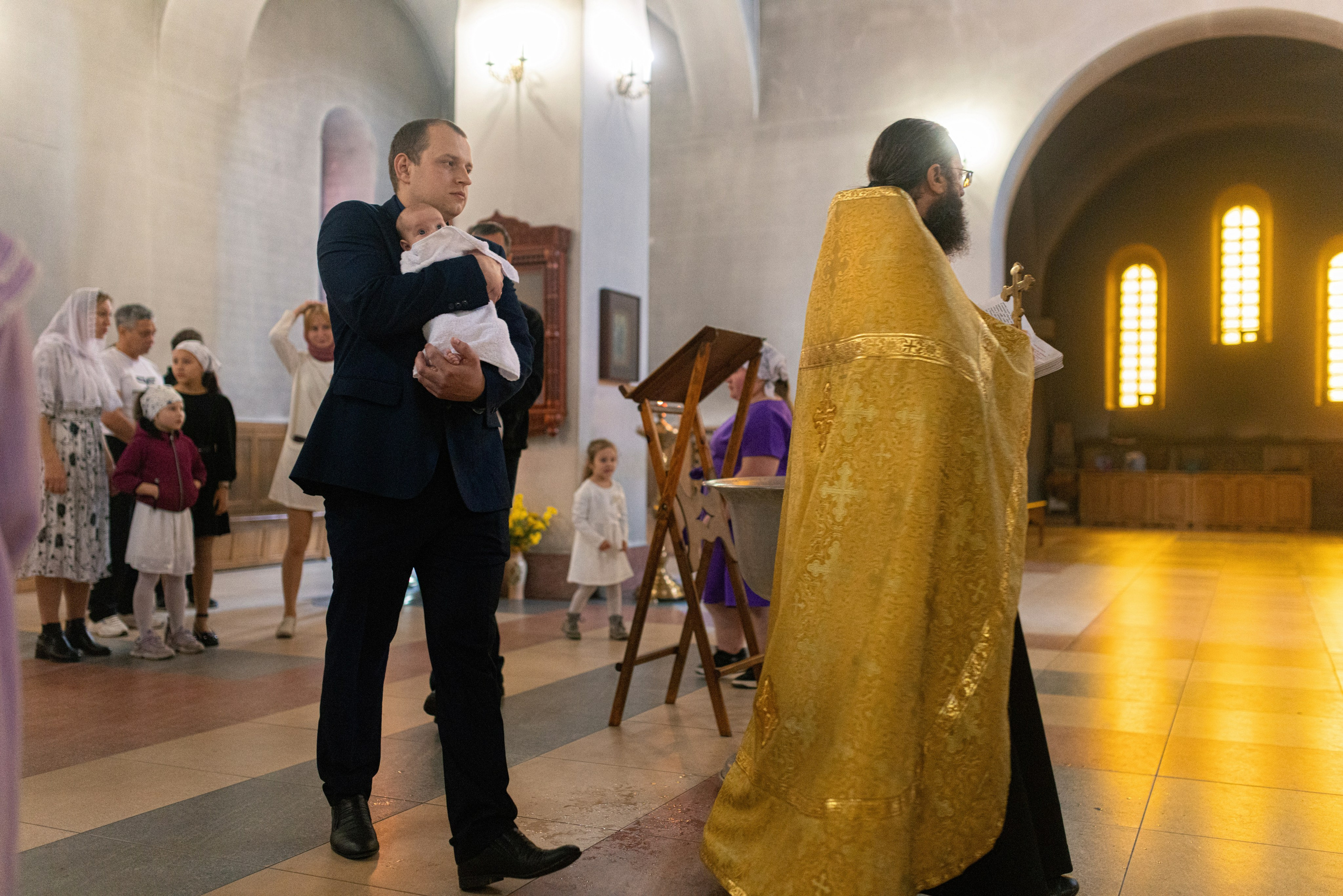 Крещение Алины. Дмитрий Шульгин, портретный фотограф в Воронеже