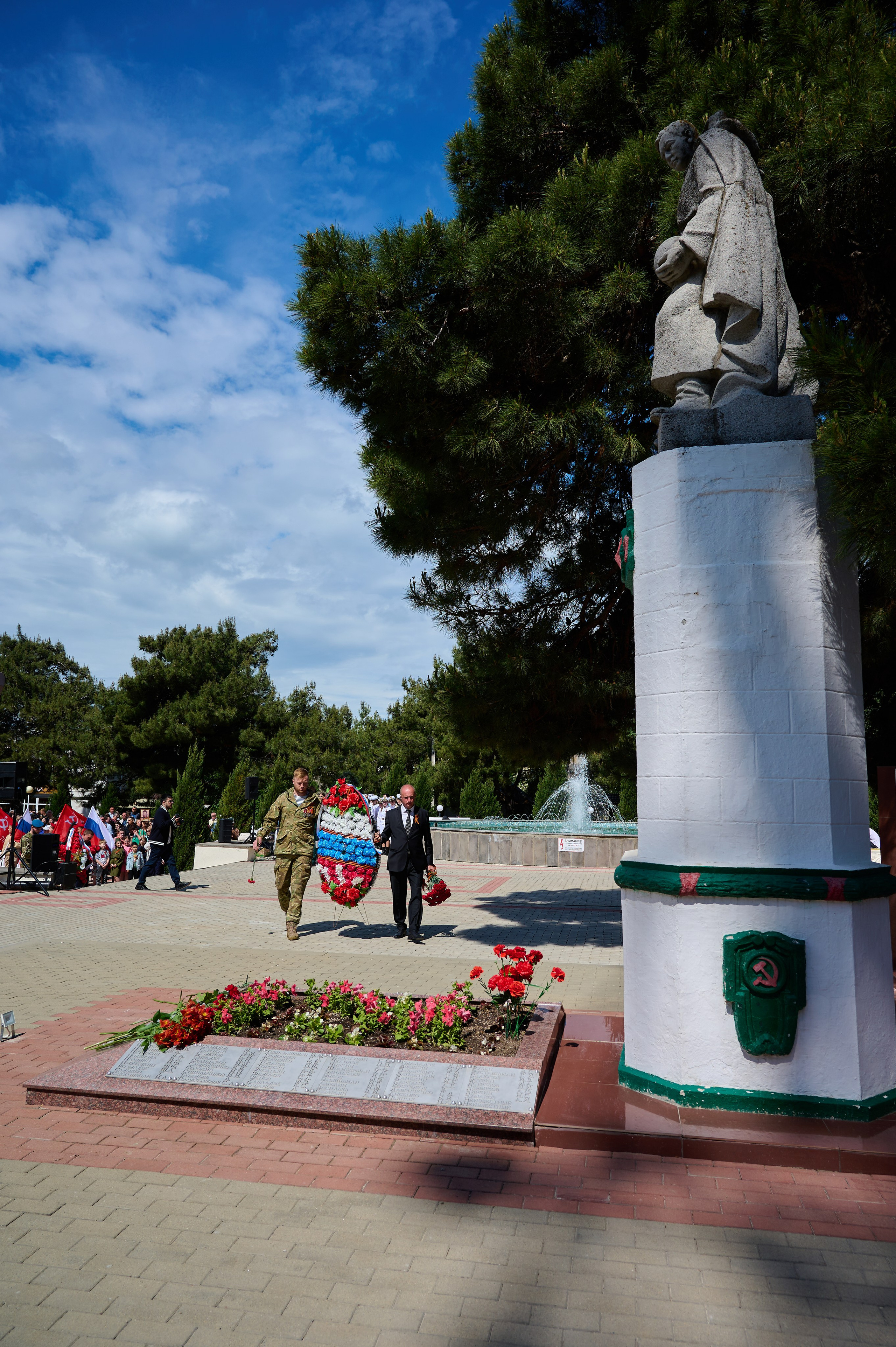 Митинг 9 мая. Жизнь курорта Кабардинка в фотографиях