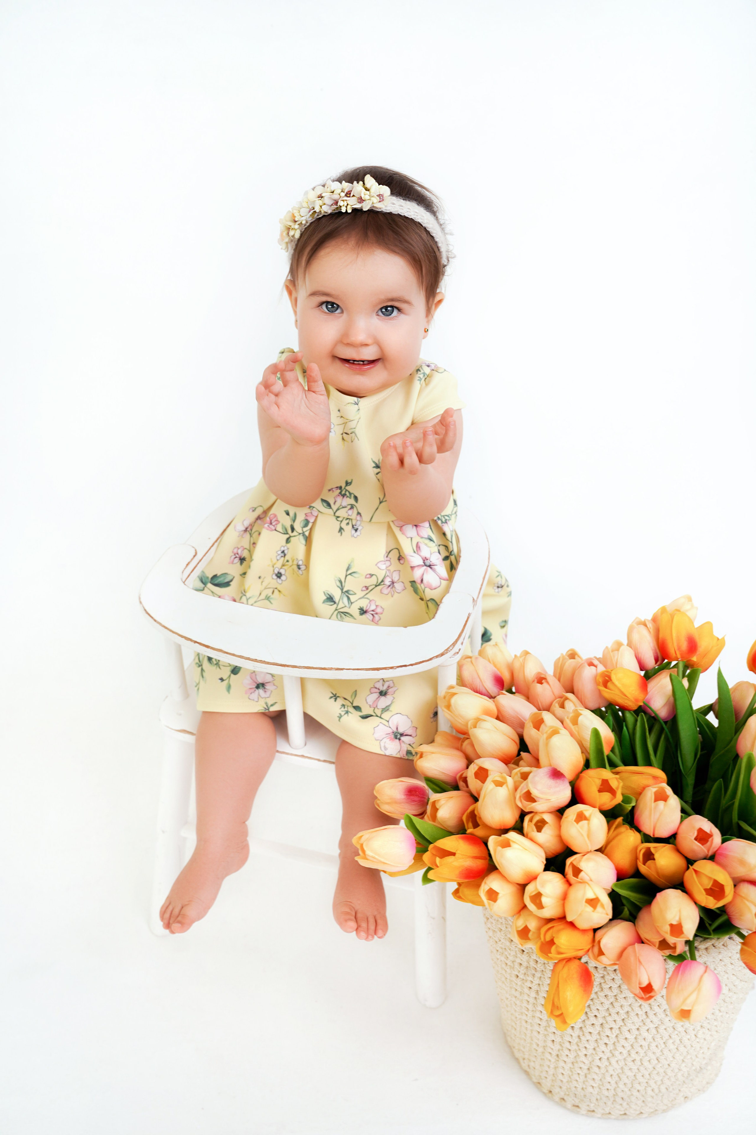 Фотосессия ГОДОВАСИЕ. Фотограф новорожденных, детей до года и беременных в Симферополе