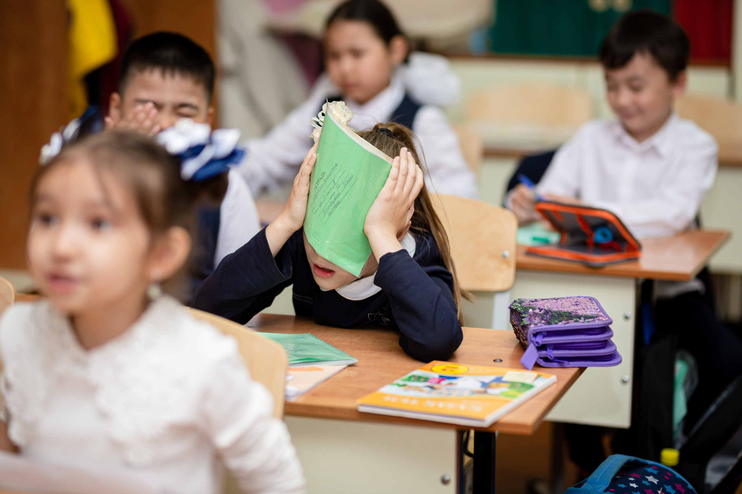 Первоклассники. Отбасылық фотограф Алена Шаталова