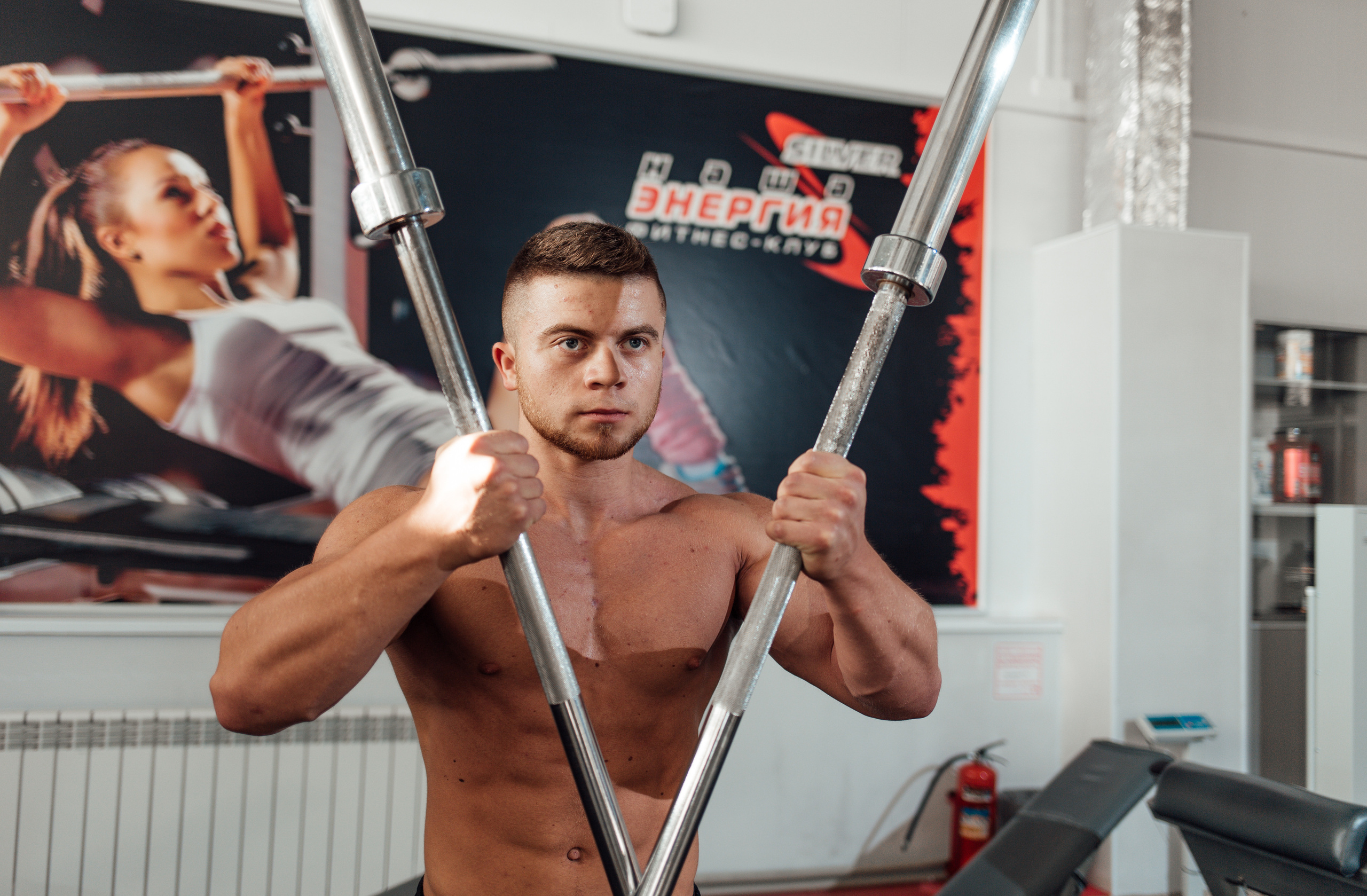 Профессиональная спортивная фотосессия в фитнес клубе. Фото контент для спортивных клубов. Фитнес зал