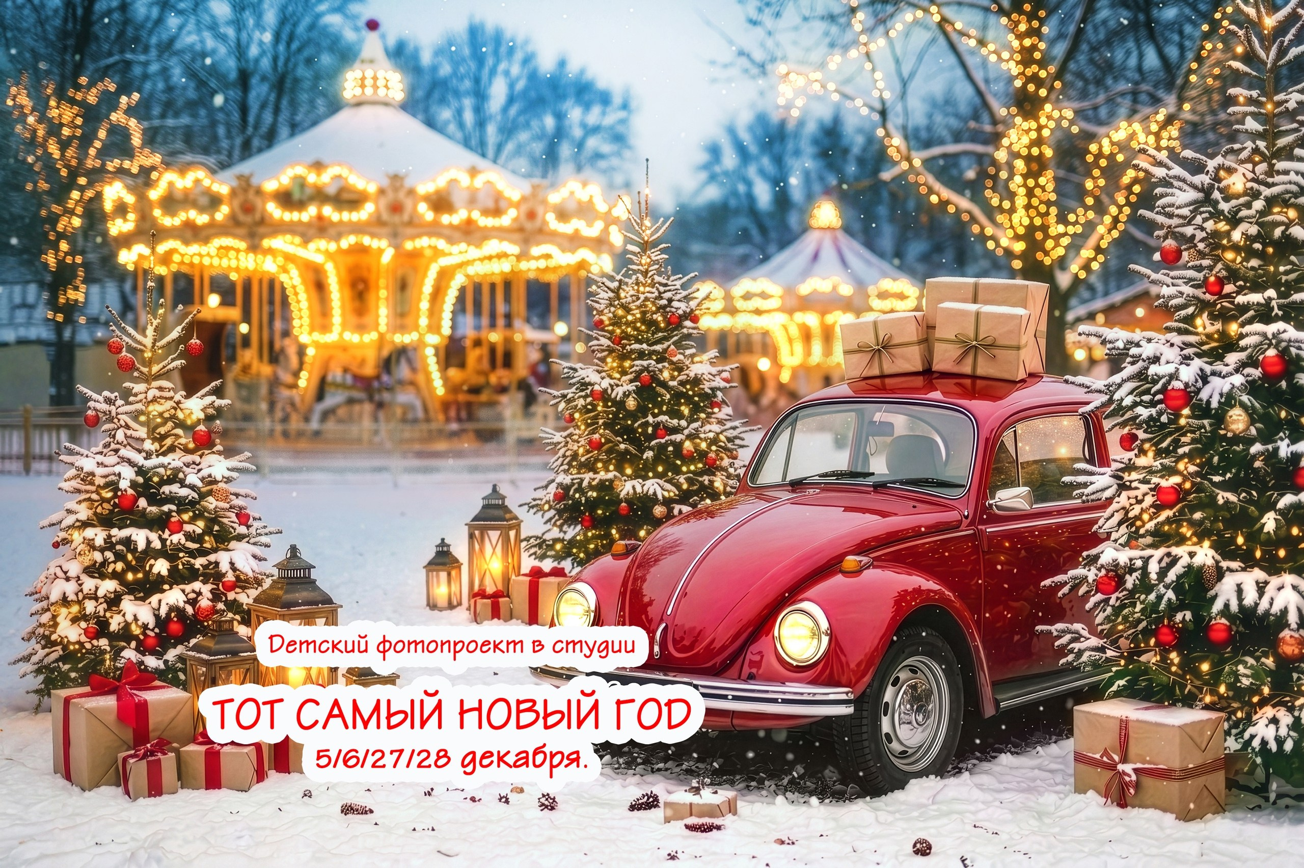 Новогодние фотопроекты для детей: волшебство в каждом кадре!
