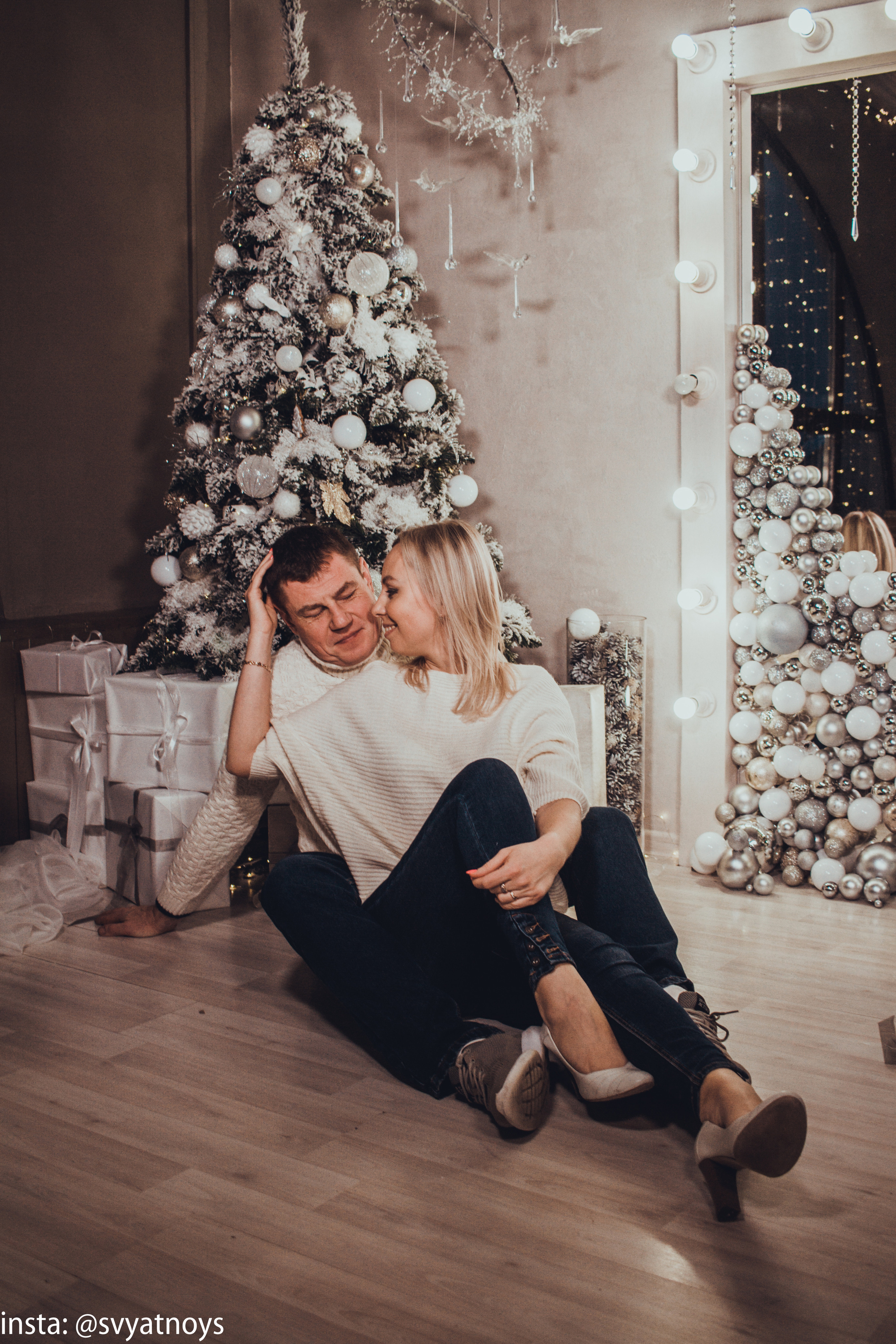 Новогодняя фотосессия. Портретный и свадебный фотограф в Москве Сергей Святной