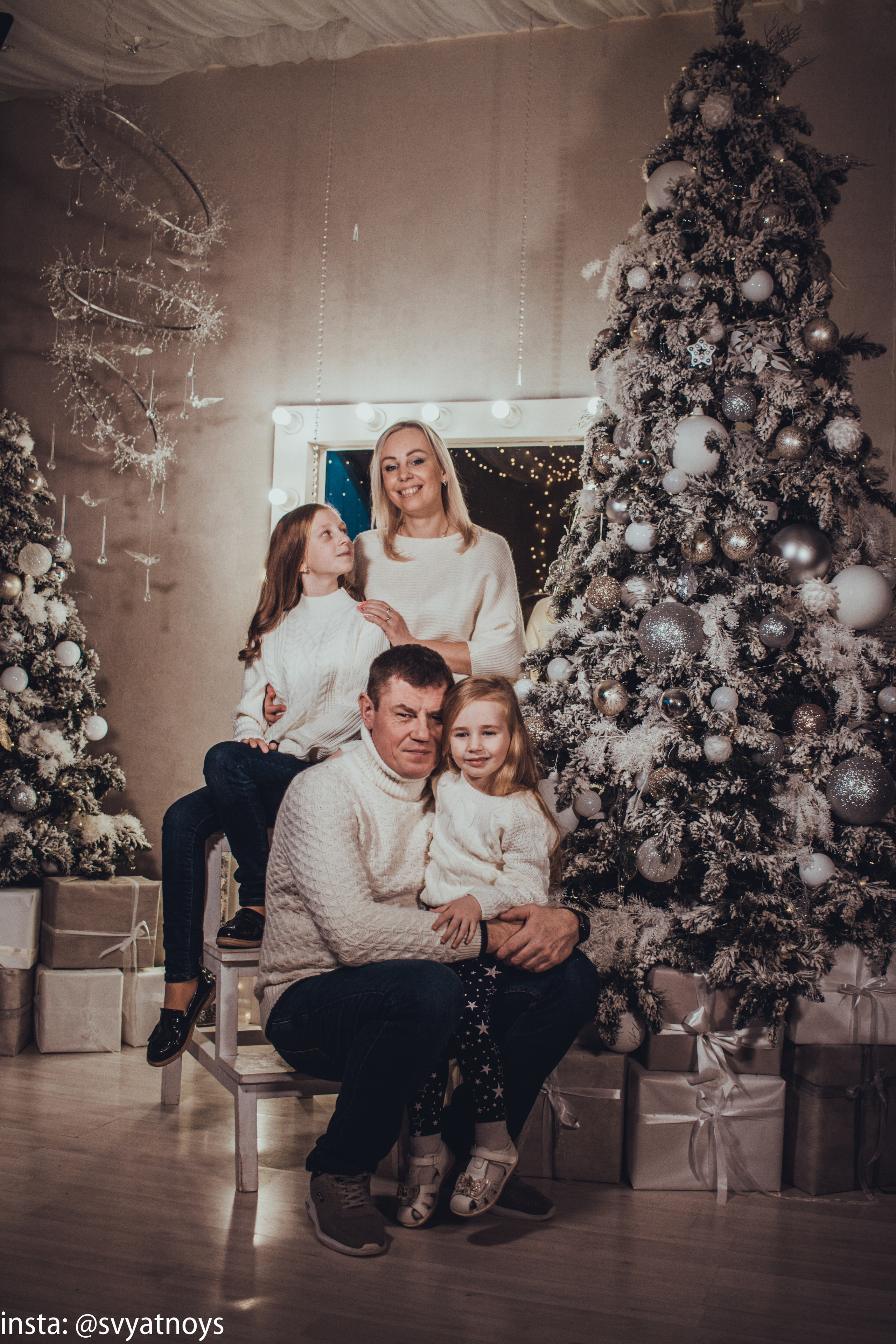 Новогодняя фотосессия. Портретный и свадебный фотограф в Москве Сергей Святной