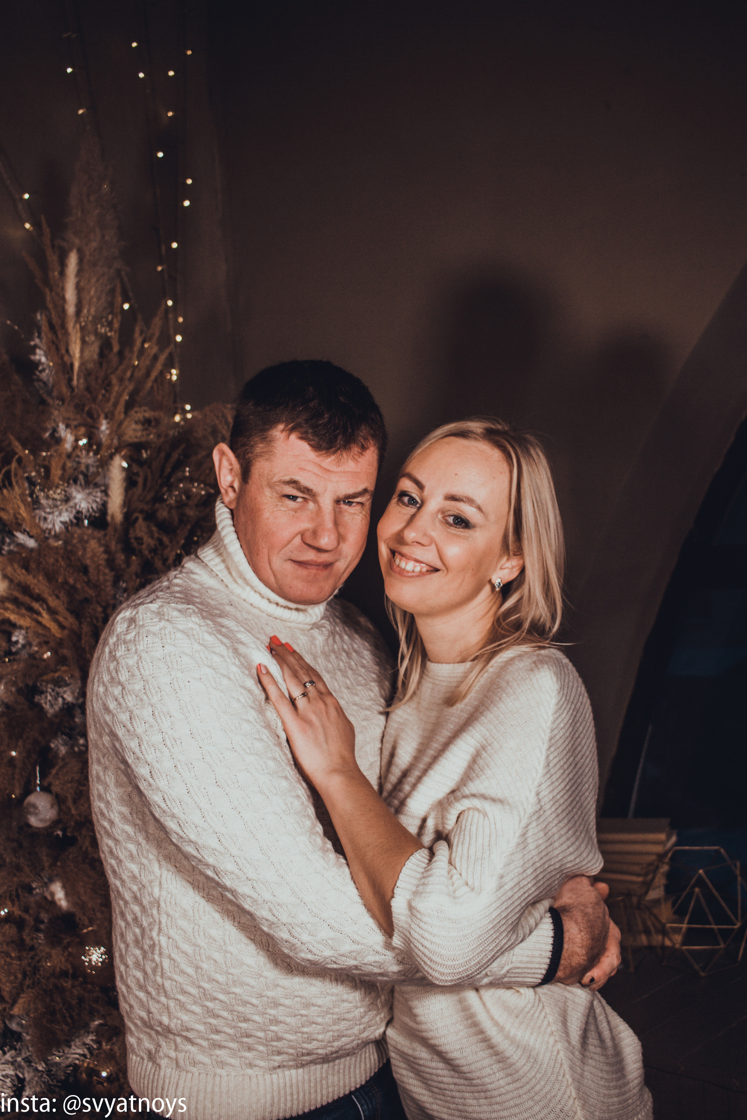 Новогодняя фотосессия. Портретный и свадебный фотограф в Москве Сергей Святной