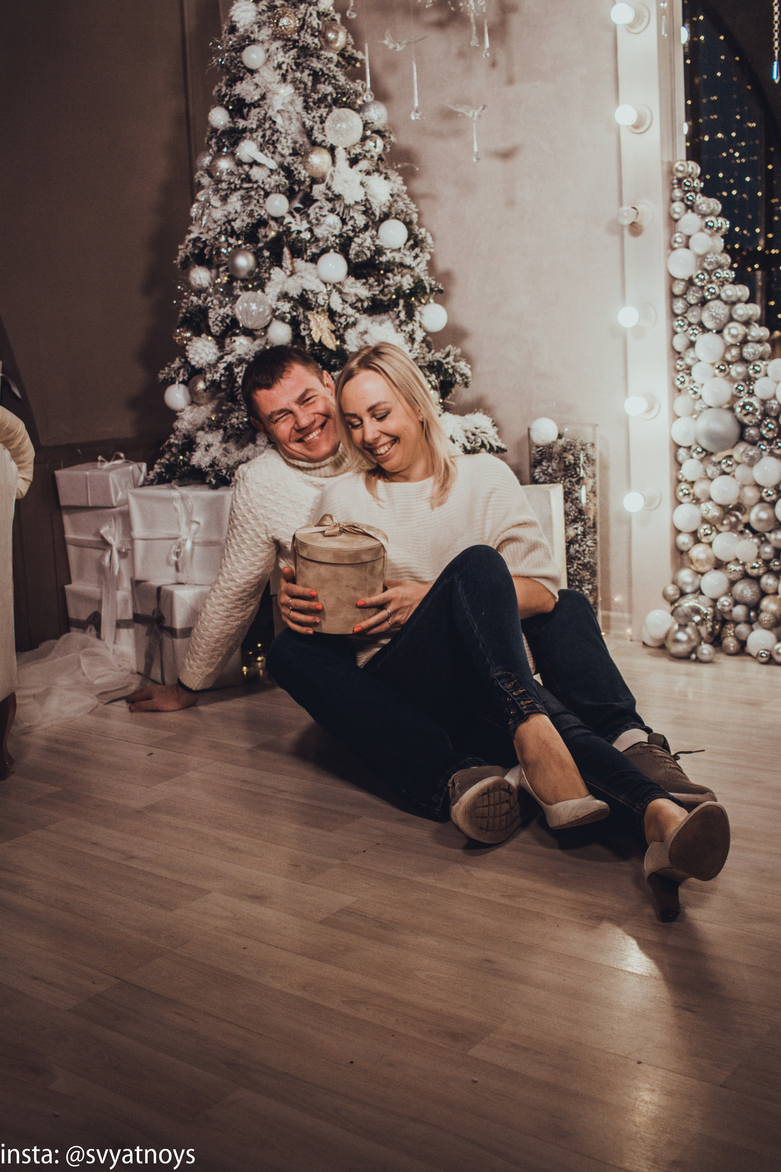 Новогодняя фотосессия. Портретный и свадебный фотограф в Москве Сергей Святной