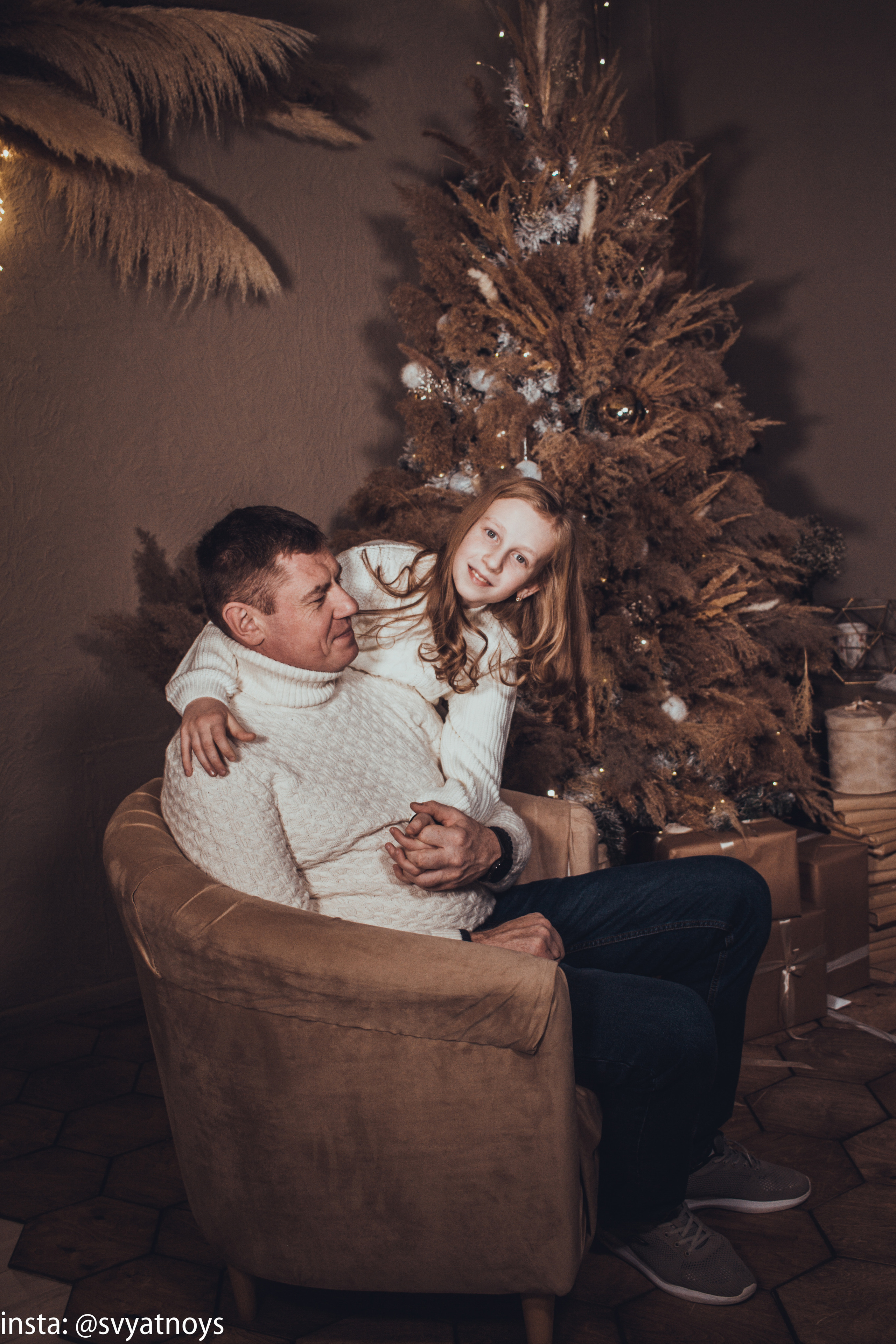 Новогодняя фотосессия. Портретный и свадебный фотограф в Москве Сергей Святной