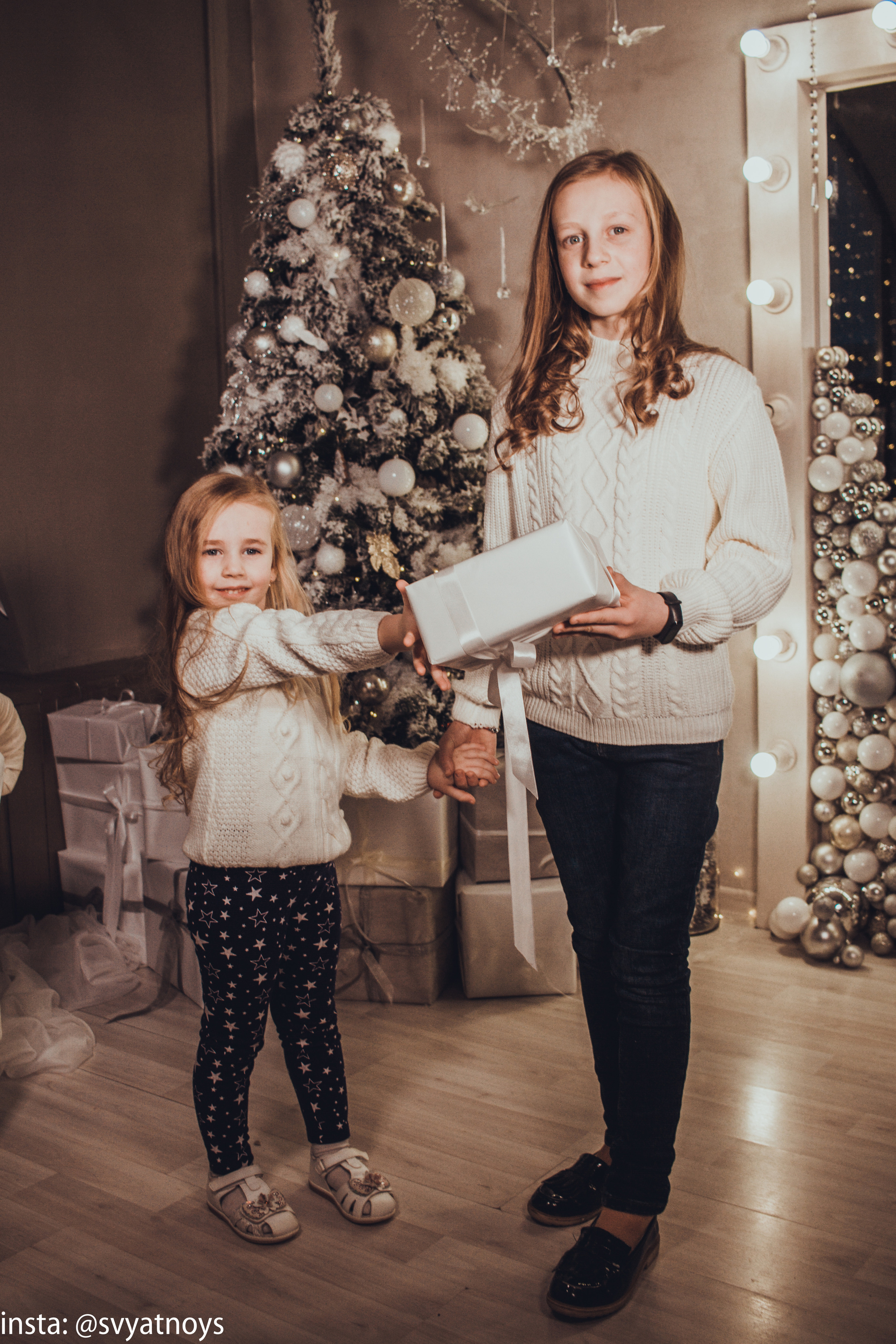 Новогодняя фотосессия. Портретный и свадебный фотограф в Москве Сергей Святной