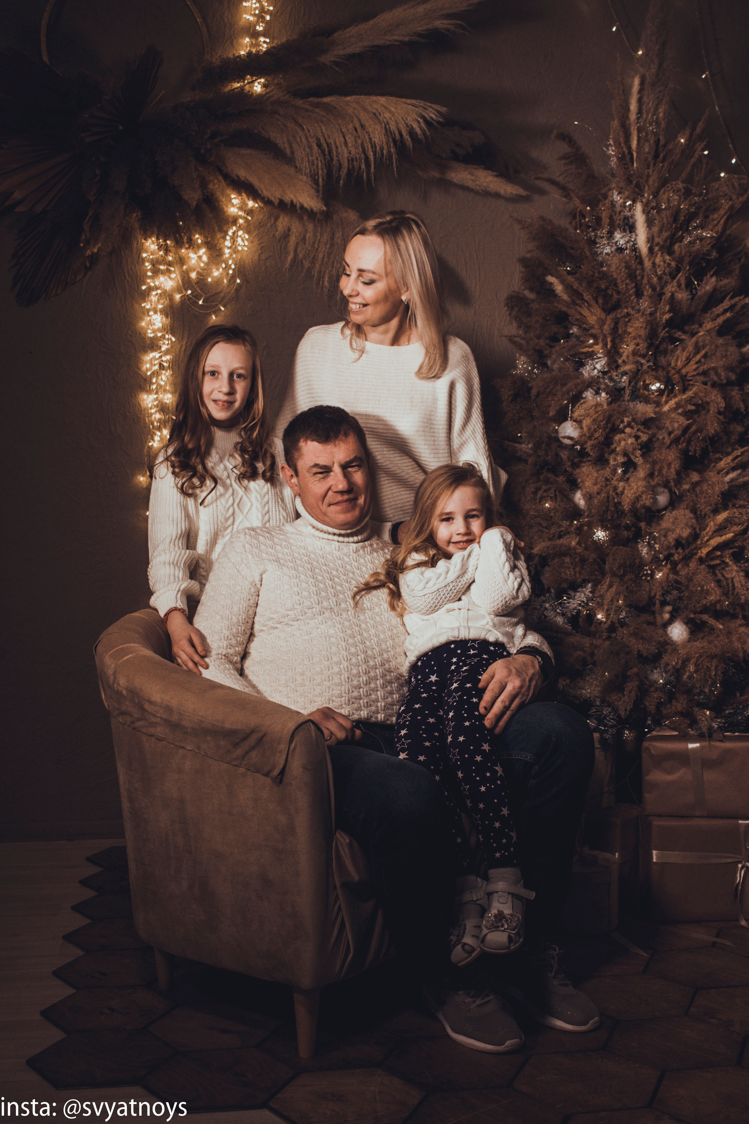 Новогодняя фотосессия. Портретный и свадебный фотограф в Москве Сергей Святной