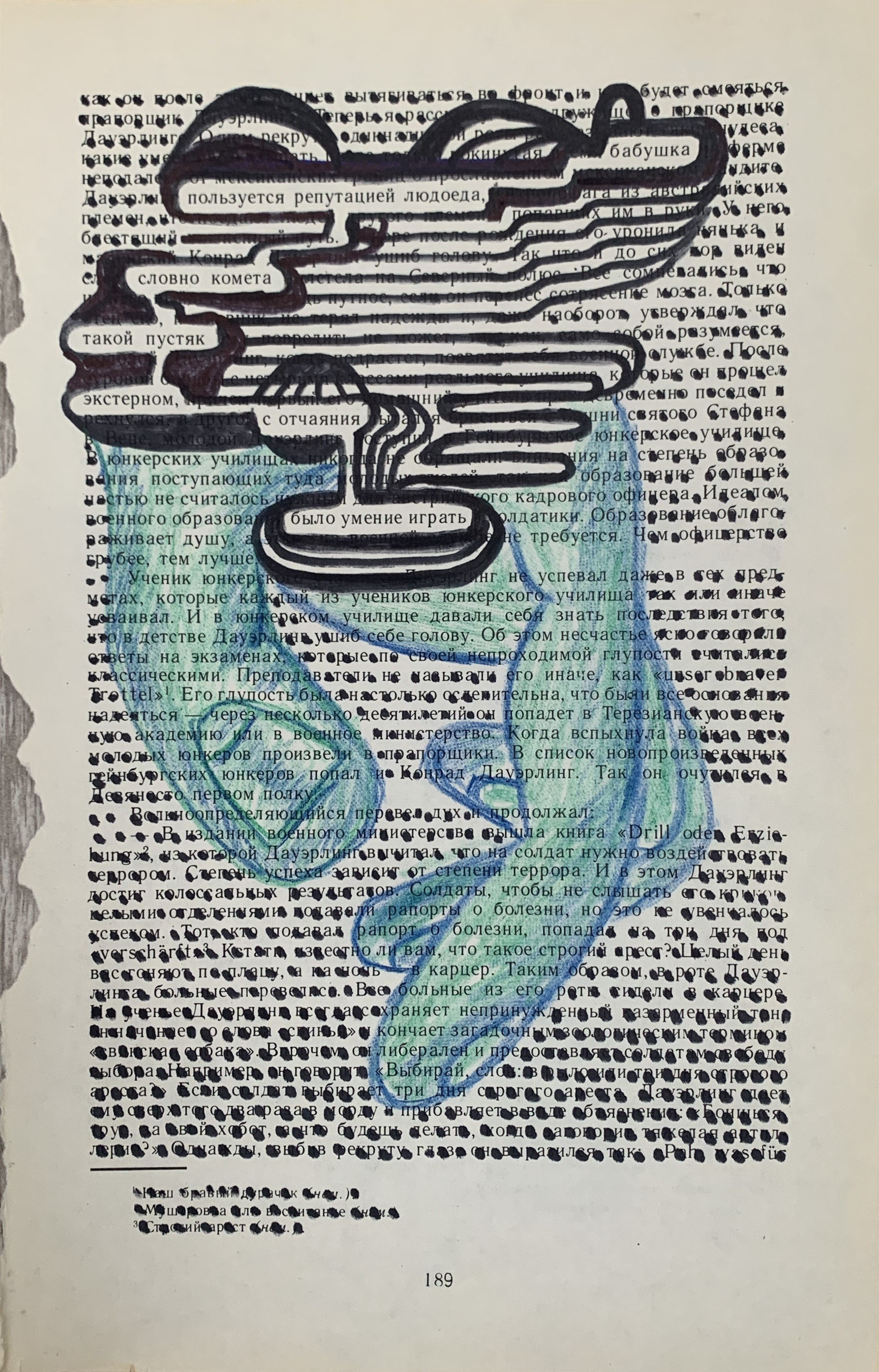 Постблэкауты по Швейку. Artist Oleg Semenovykh