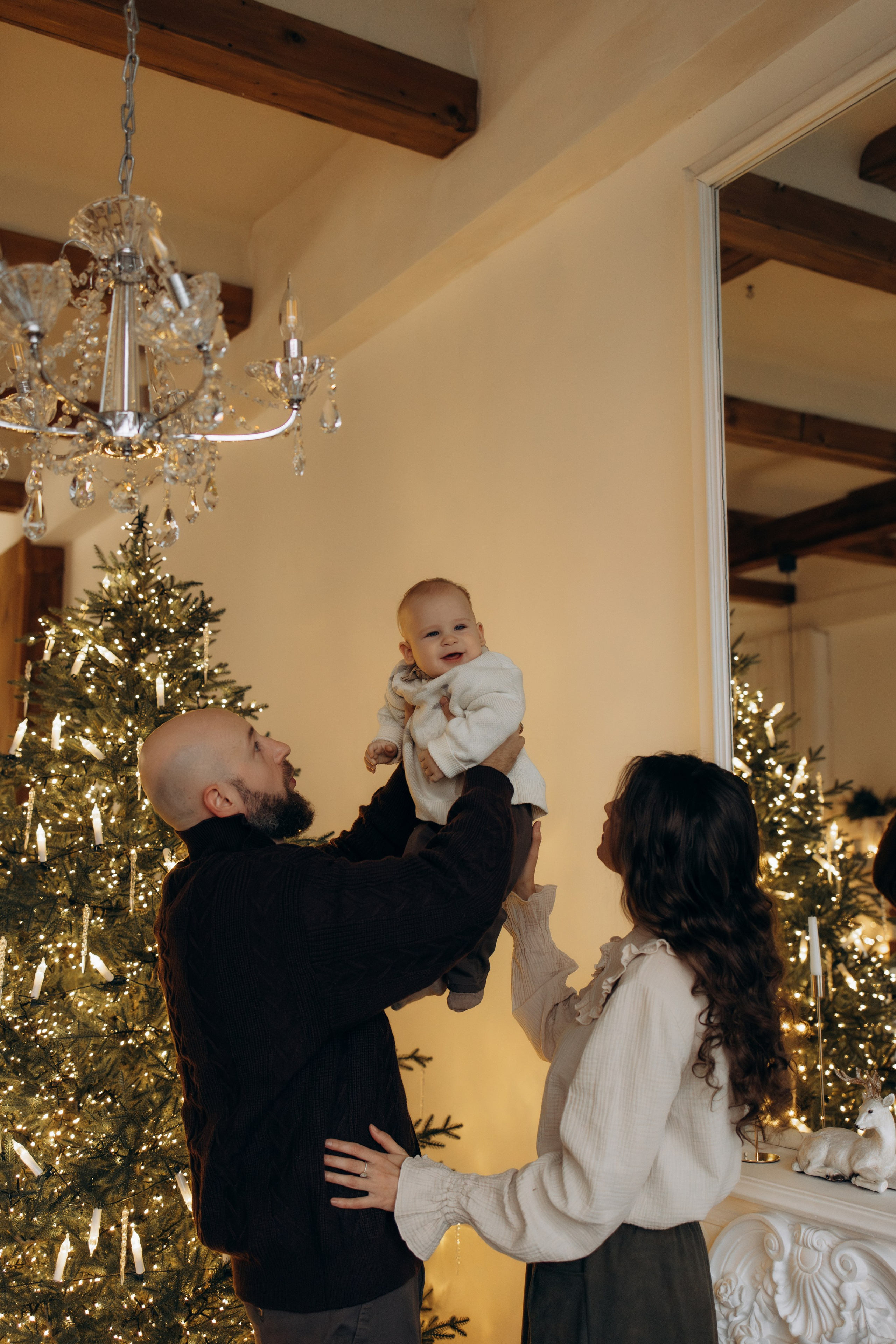 Новогодняя семейная история. Семейный фотограф Москва Юлиана Фетисова