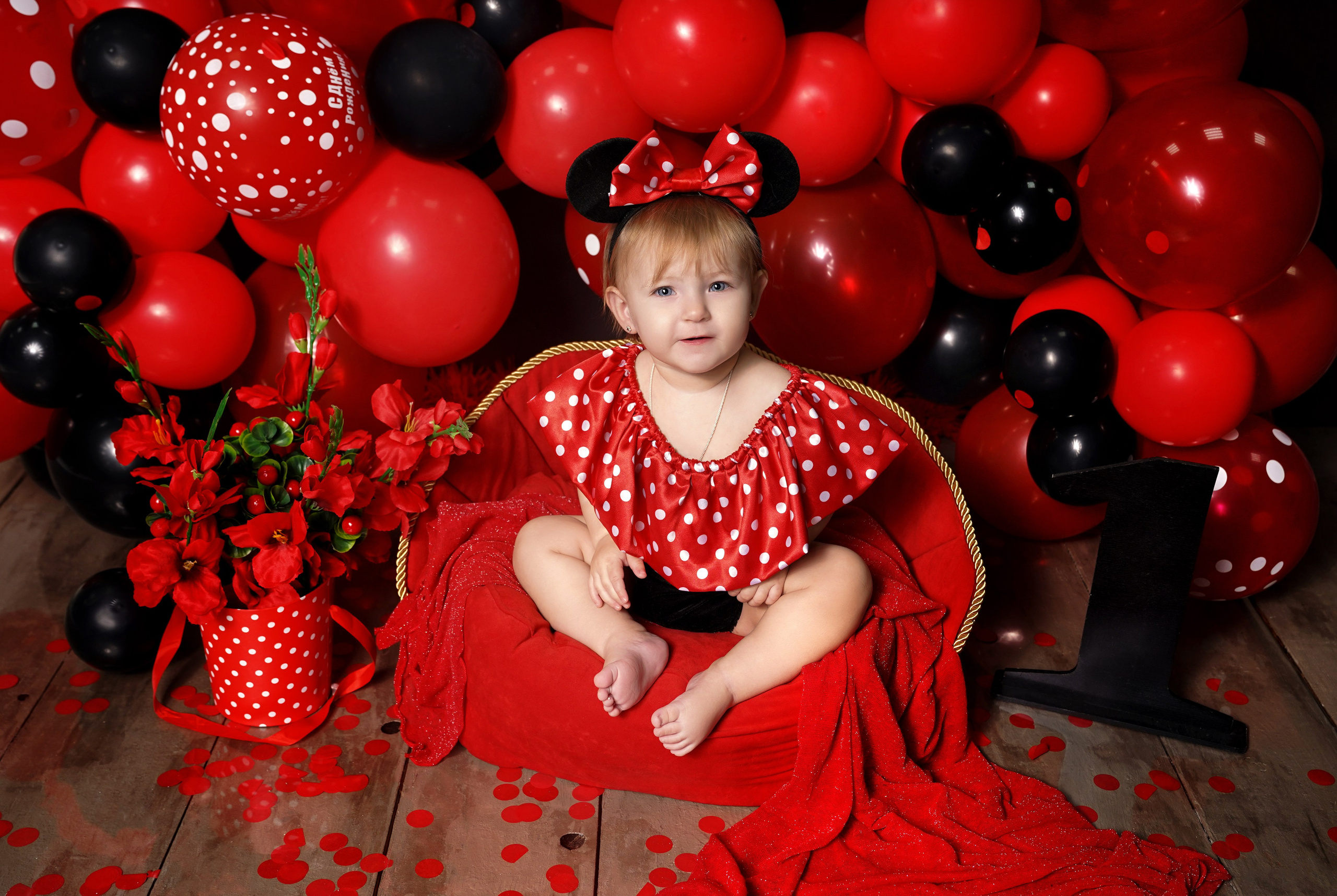 Фотосессия ГОДОВАСИЕ. Фотограф новорожденных, детей до года и беременных в Симферополе