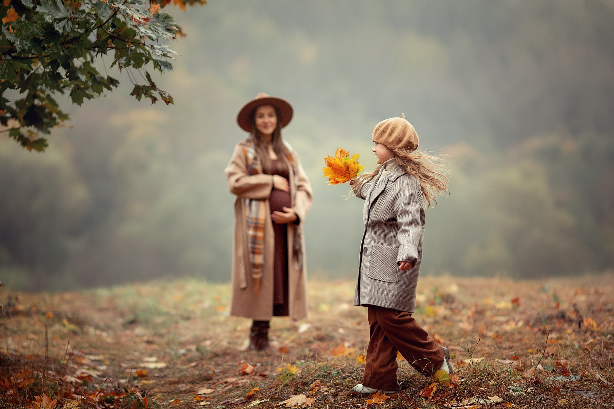 Красивейшая осенняя Фотосессия в ожидании малыша. Tatyana Nadezhdina Family photographer