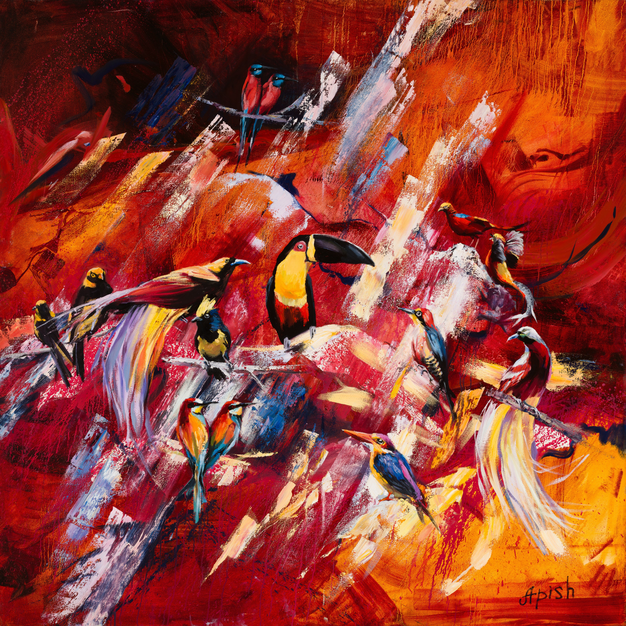 Числа Фибоначчи 233,89,5,1 (Наталия Бутко, художник) - фотограф Сергей Денисенко