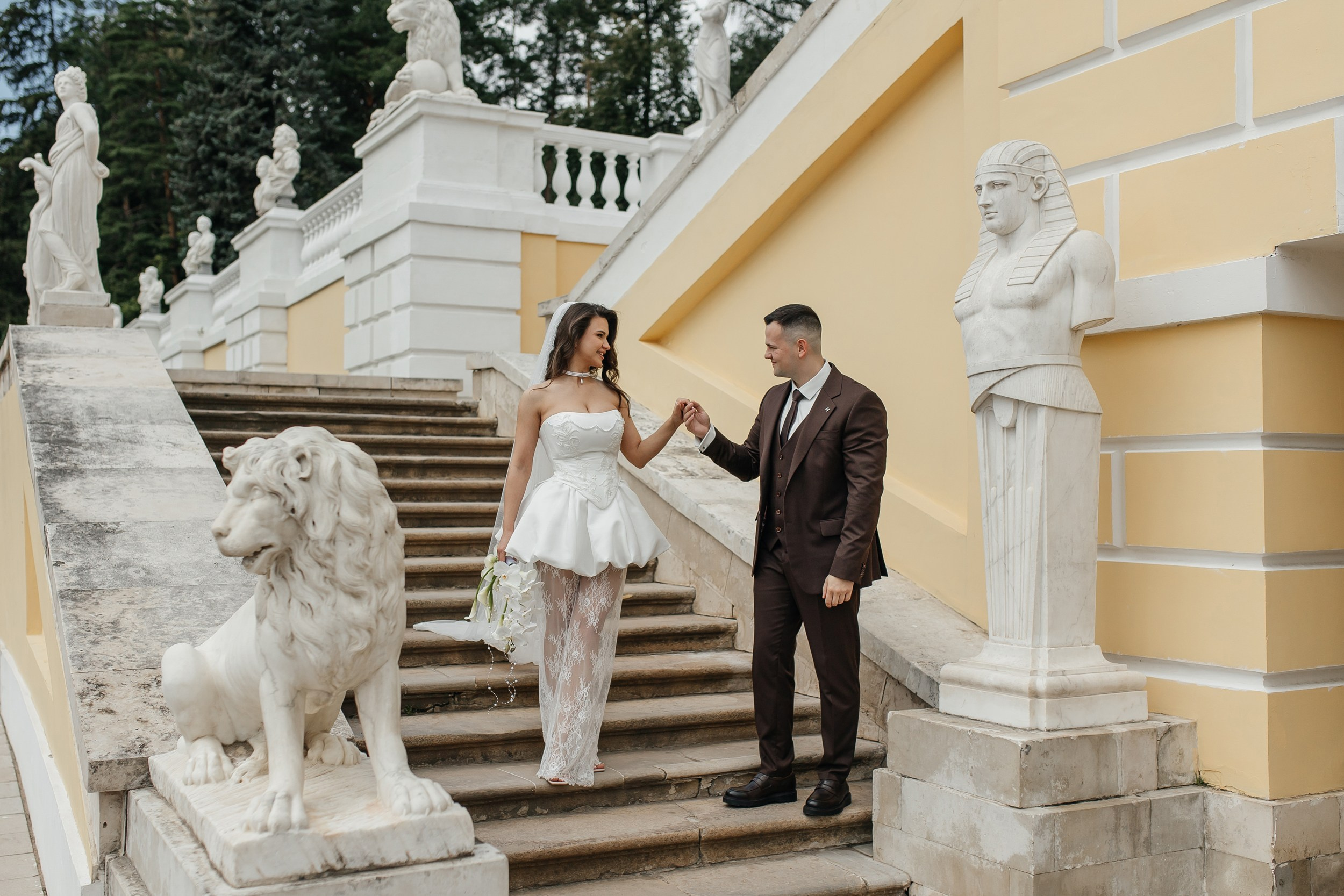 Свадебная фотосессия в усадьбе Архангельское