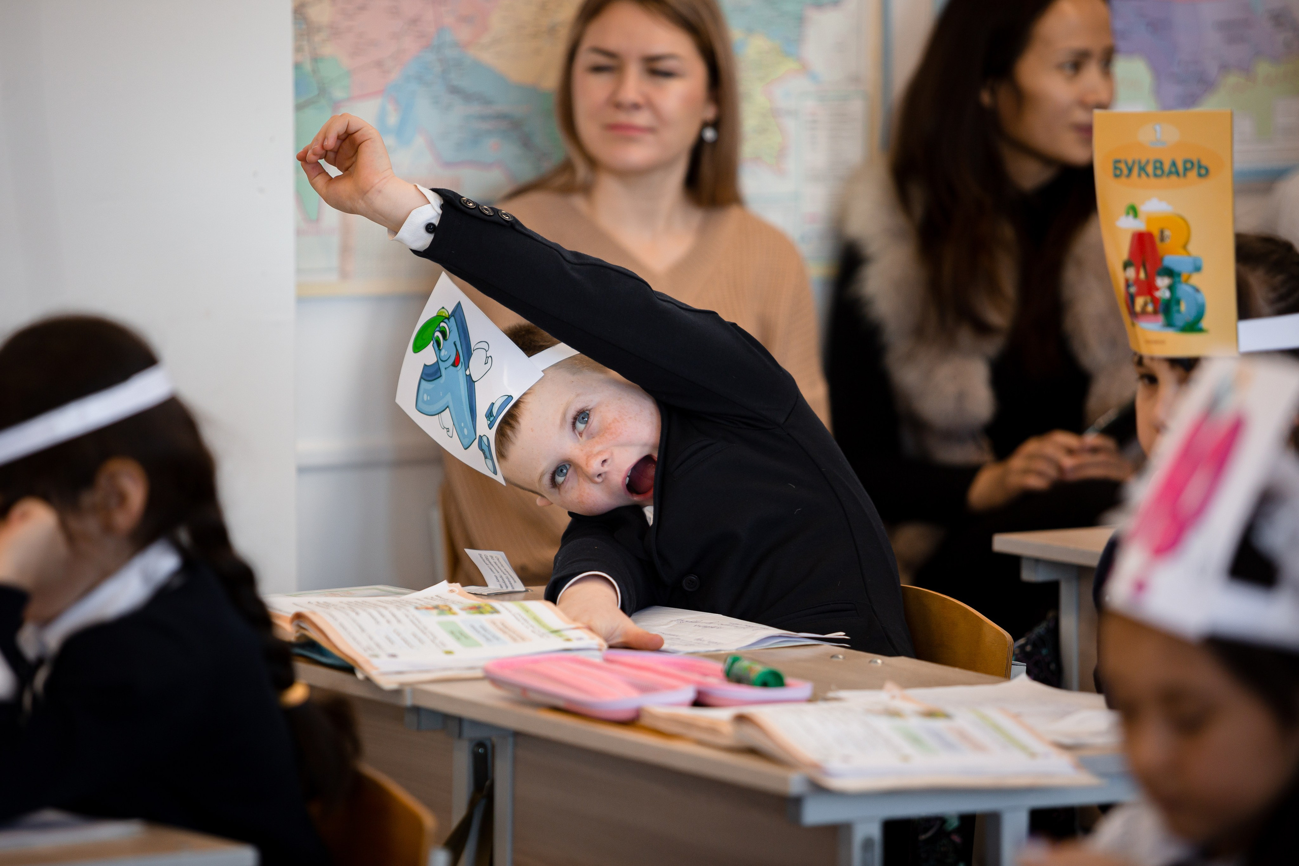 Первоклассники. Отбасылық фотограф Алена Шаталова