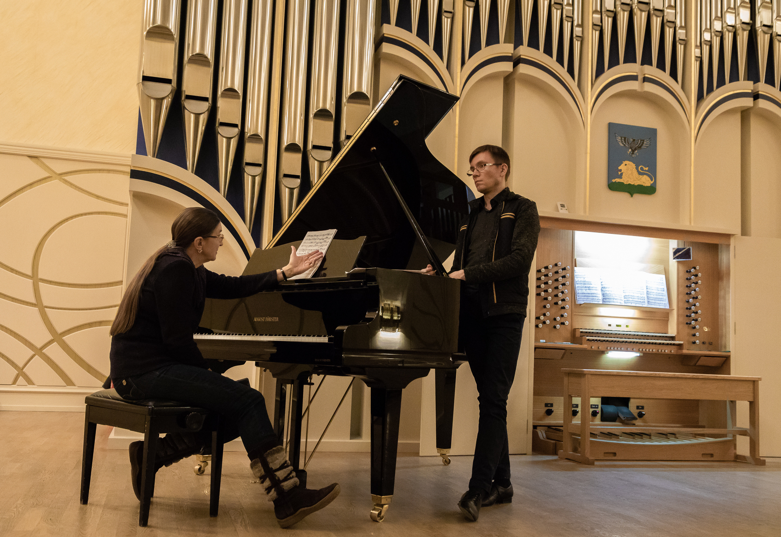 Органист. Fiat lux