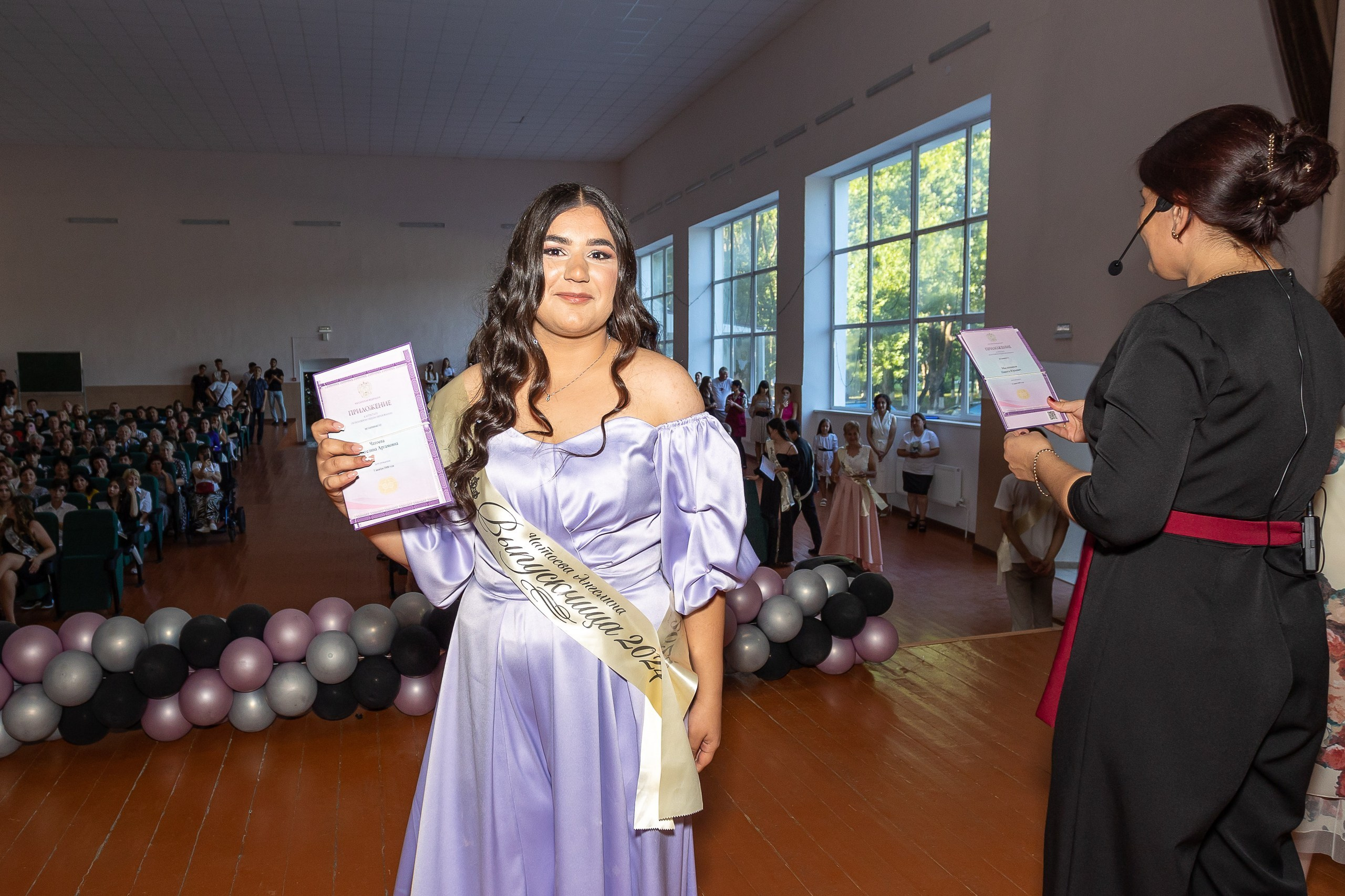 Вручение аттестата 2024 г. Выпускные альбомы Майкоп, Краснодар Елена Золотарева