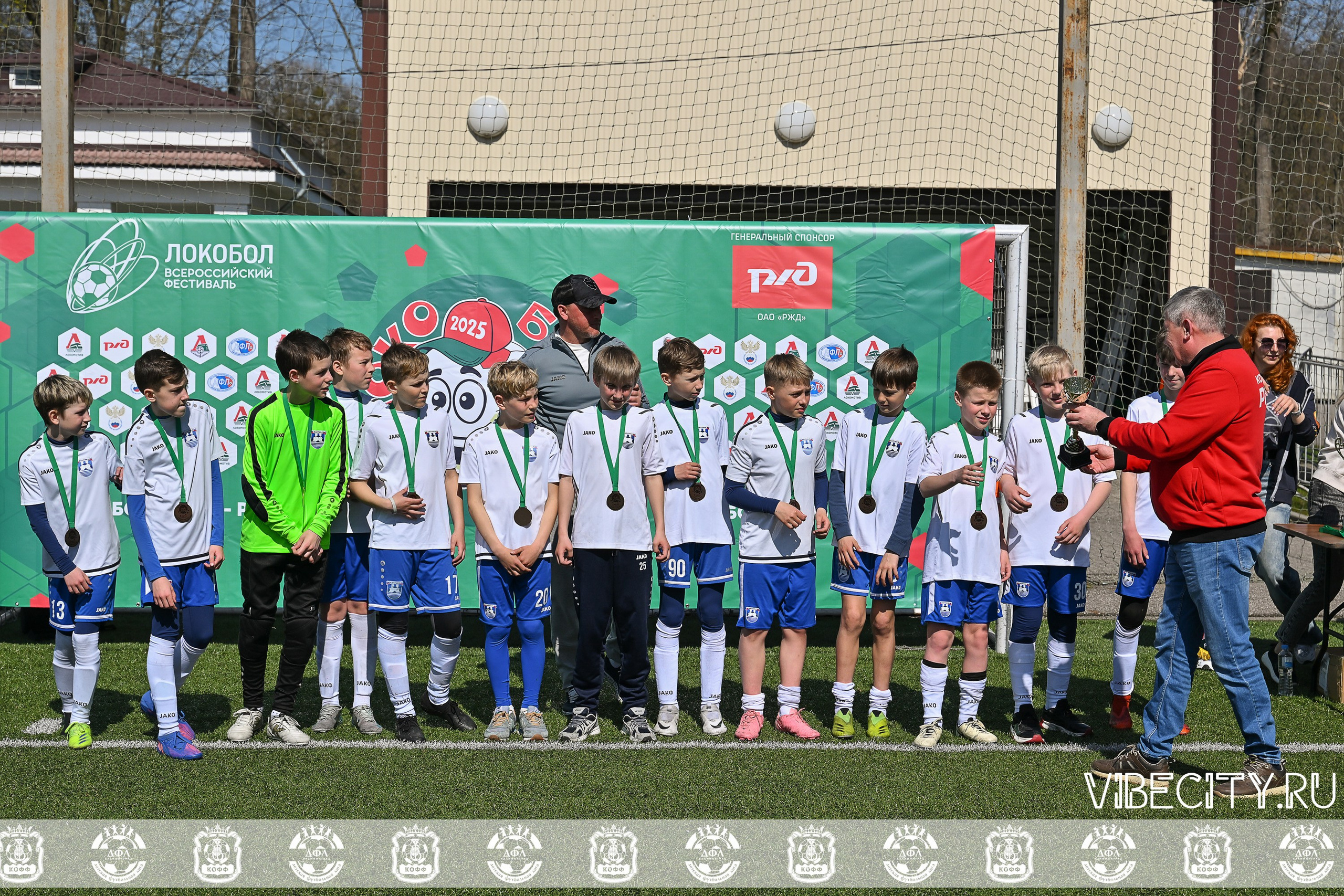 XIX Всероссийского футбольного турнира Локобол 2025 РЖД. VIBECITY.RU Вайб Сити Ру Фоторепортажи Фотоотчеты Калининград