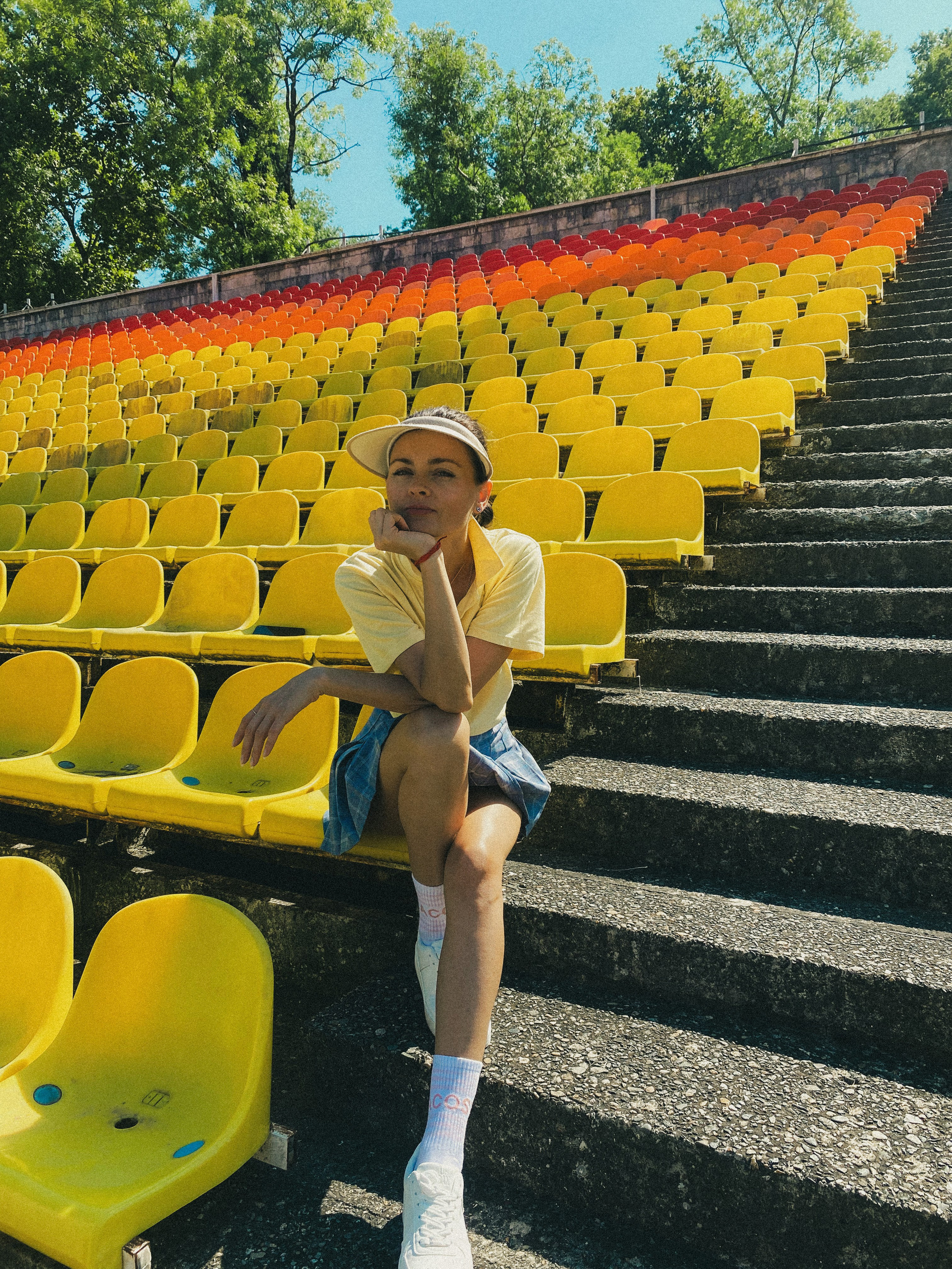Ретро на сочинском стадионе. Чувственный мобильный фотограф в Казани и Сочи Дьяченко Дарья