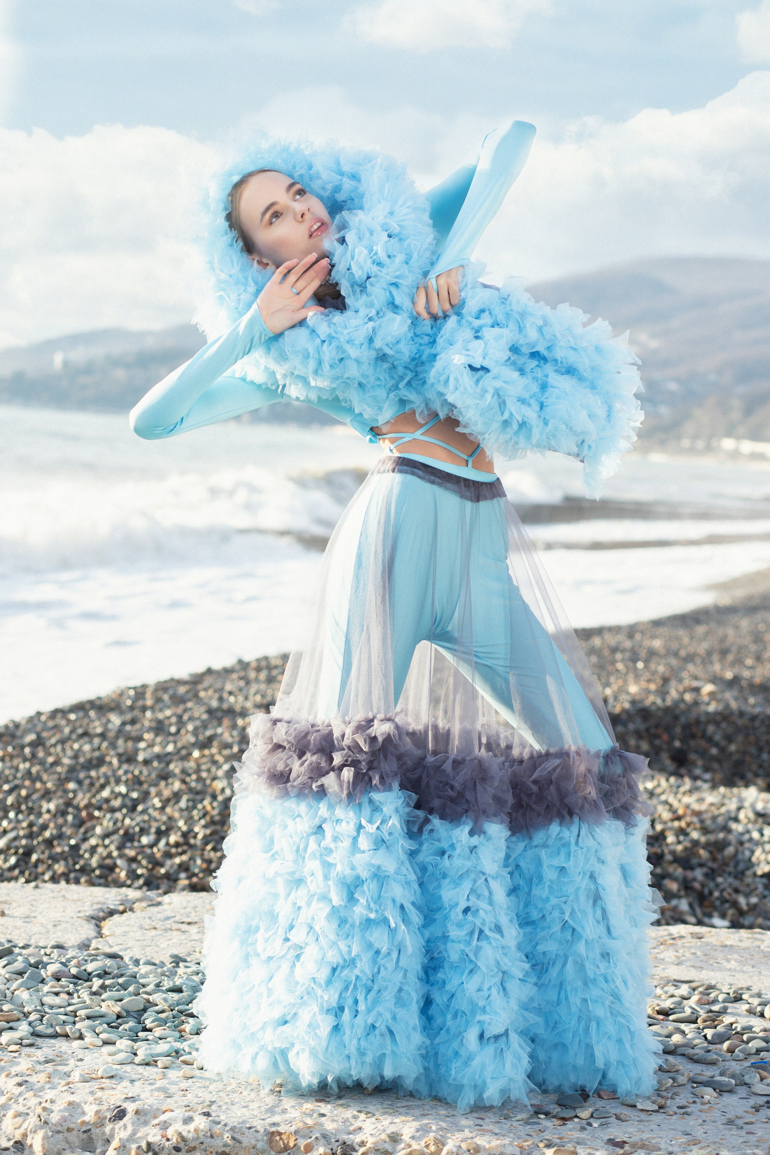 фотосессия на берегу черного моря