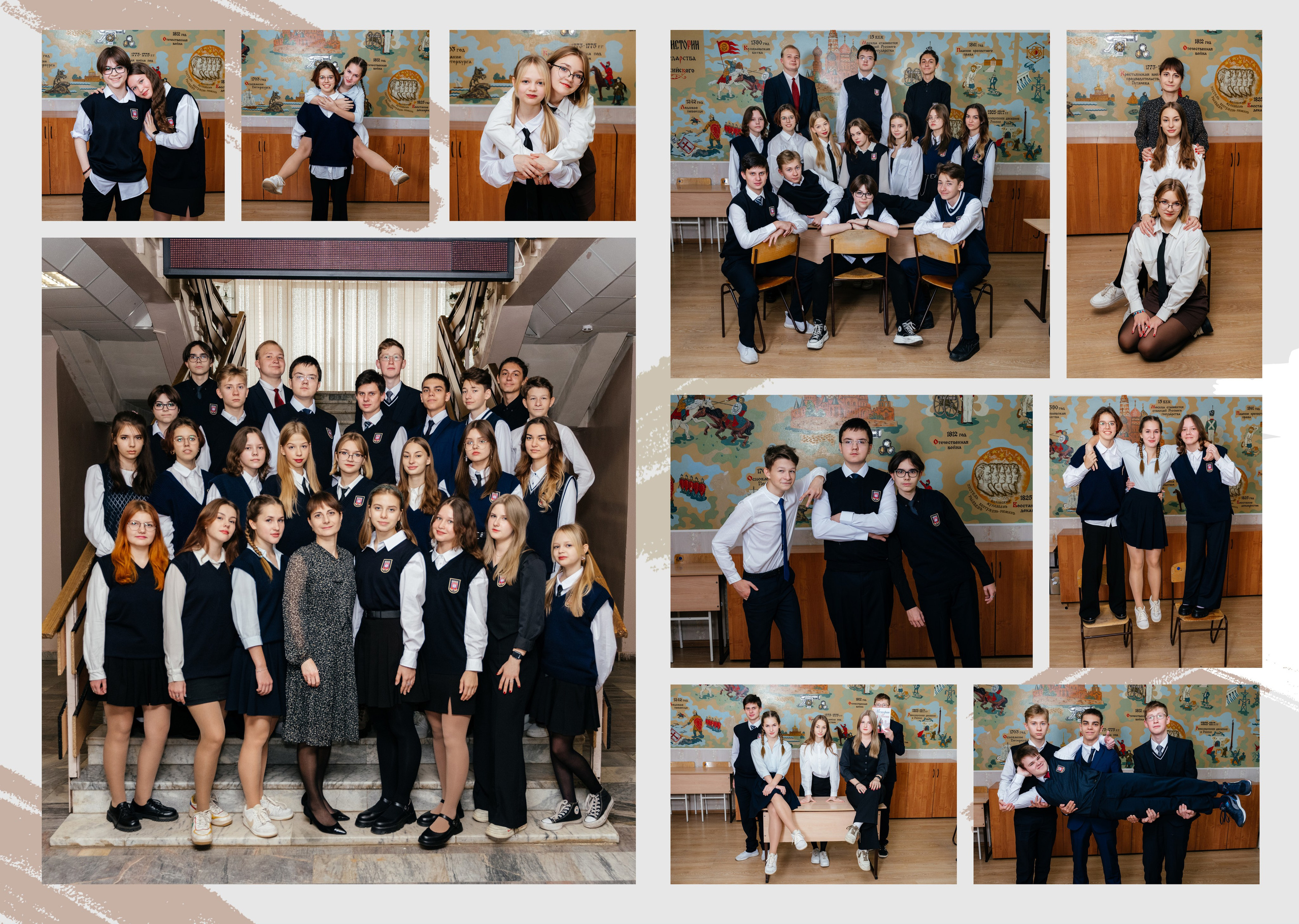 Фотосессия для выпускного альбома в парке Им. Талалихина. Выпускные альбомы в Подольске Москве и МО