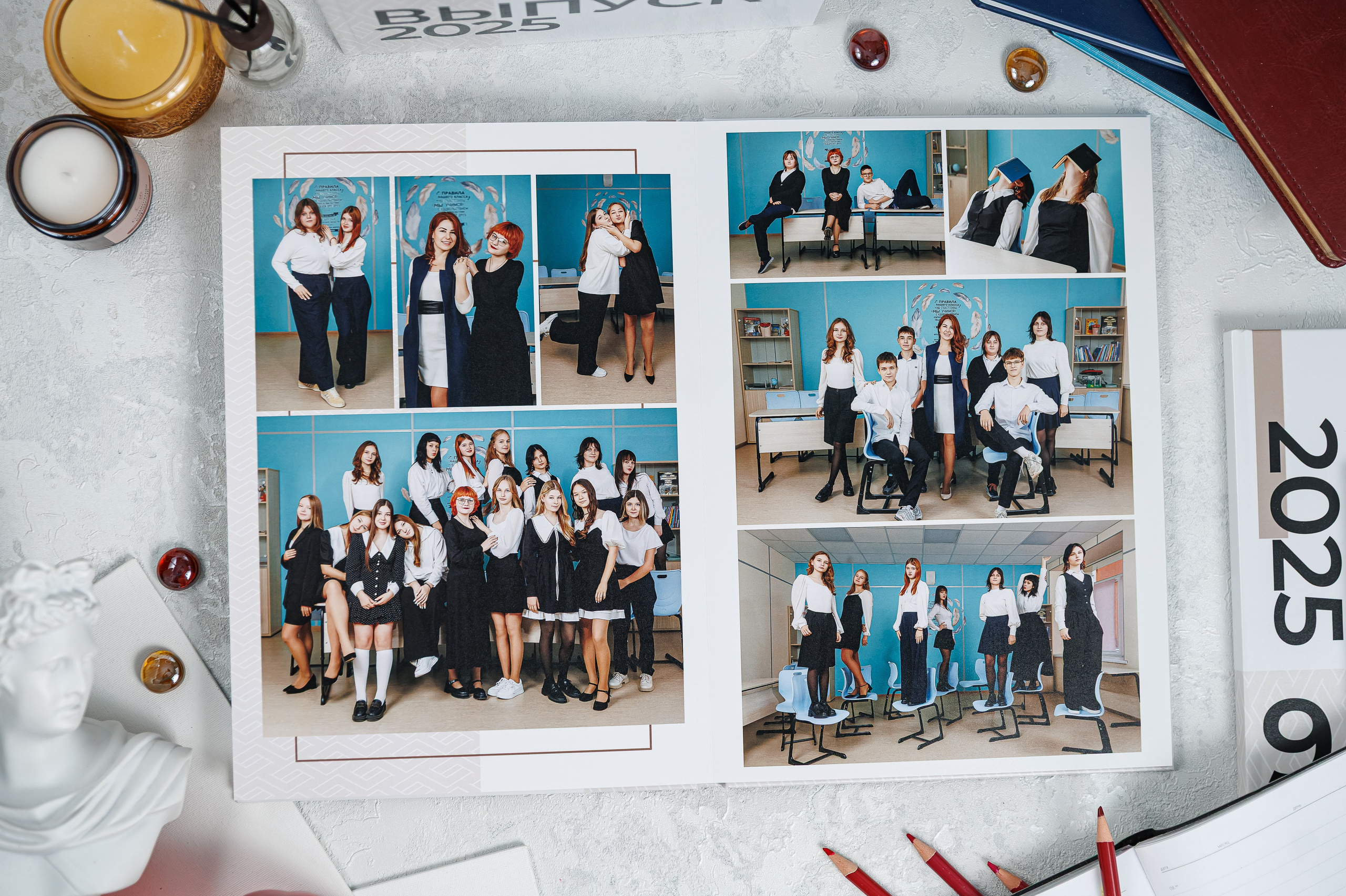 Альбомы общей вёрстки (одинаковые) 9, 11 класс. Семейный и детский фотограф Комина Елена, Власиха, Одинцово