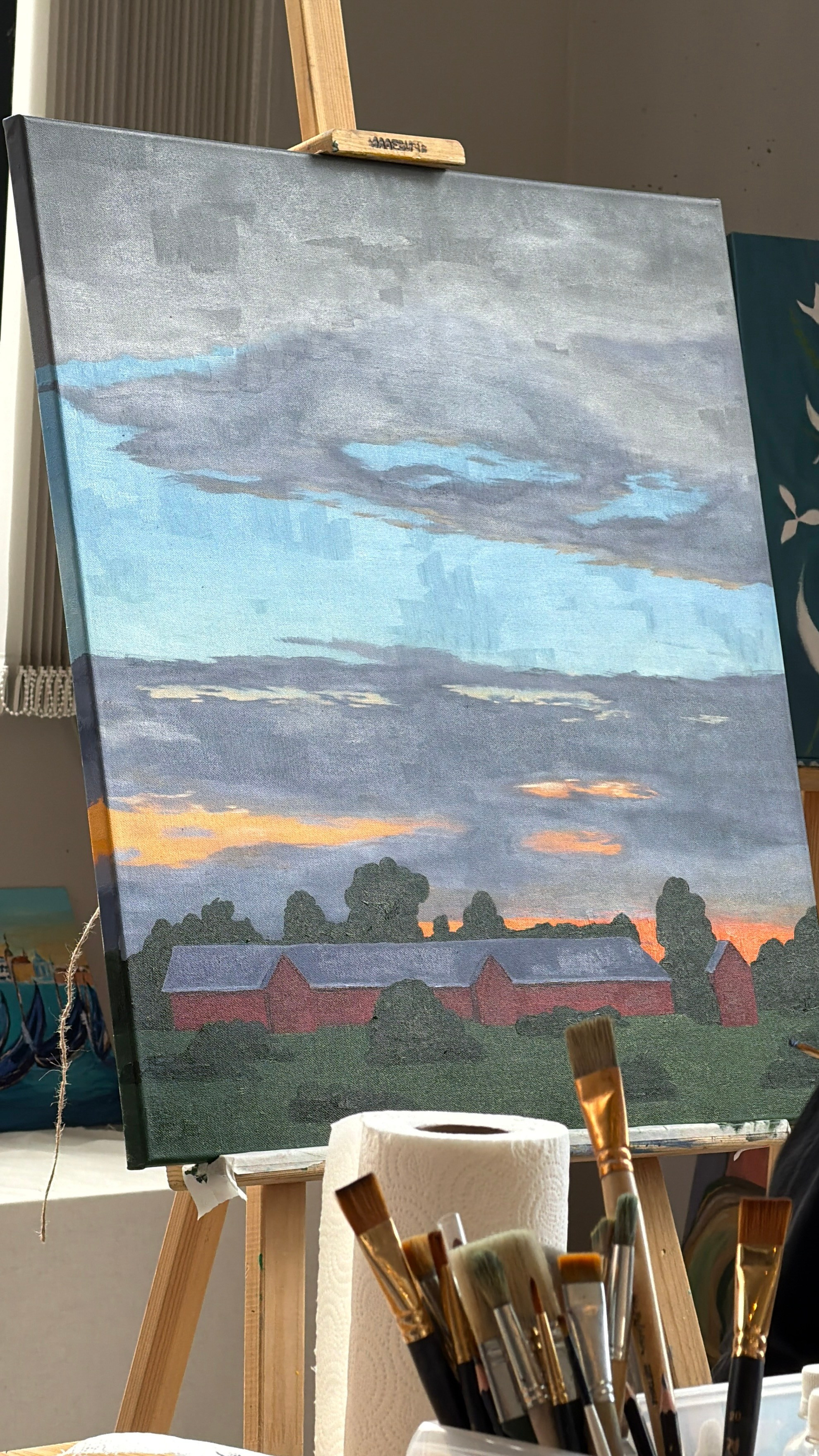 Летний, юный блик июня. Художник Анна Веселова