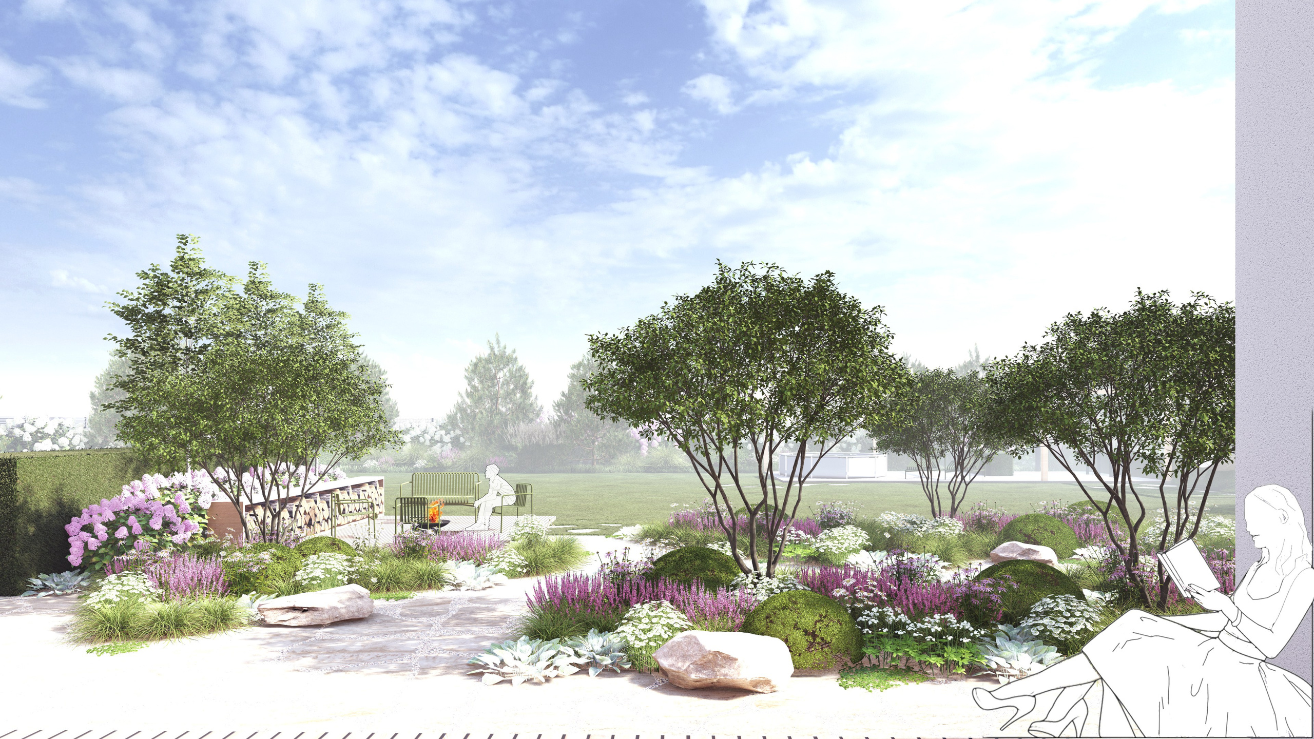 PROJECT IN W. LA. Ландшафтный дизайн в Минске и Гродно