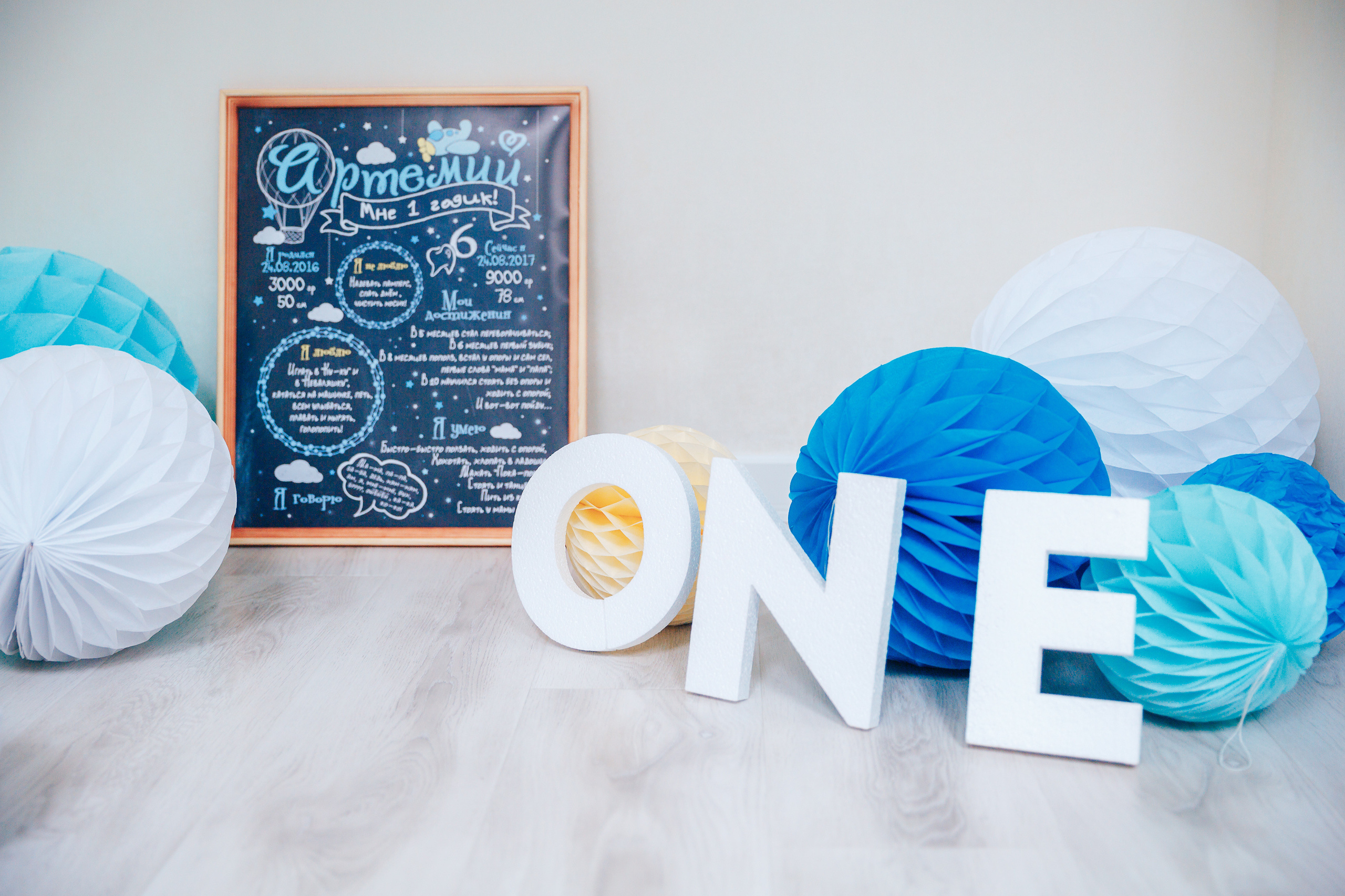 День рождения Артема 1 год