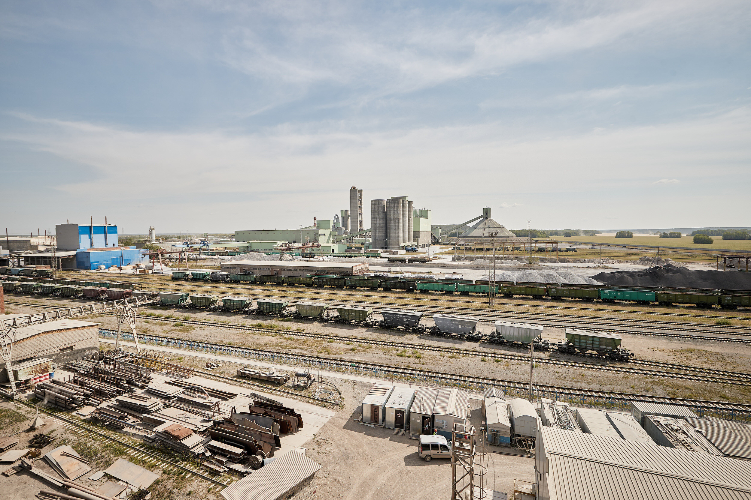 Съемка производства цемента. Контент для бизнеса в Екатеринбурге Полдень Медиа