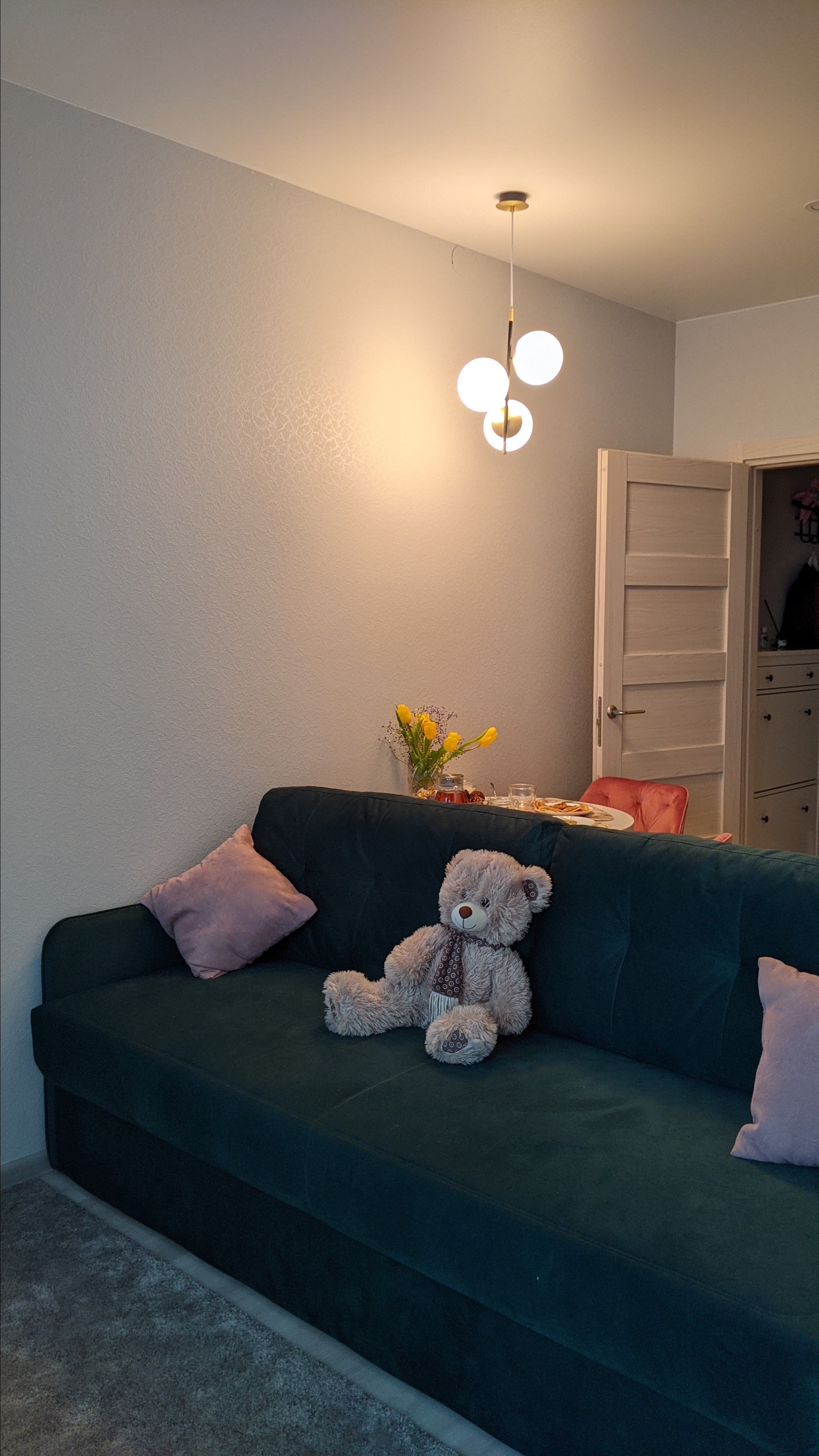 Квартира-студия 28кв.м, фото. Дизайнер интерьеров Olala interior design