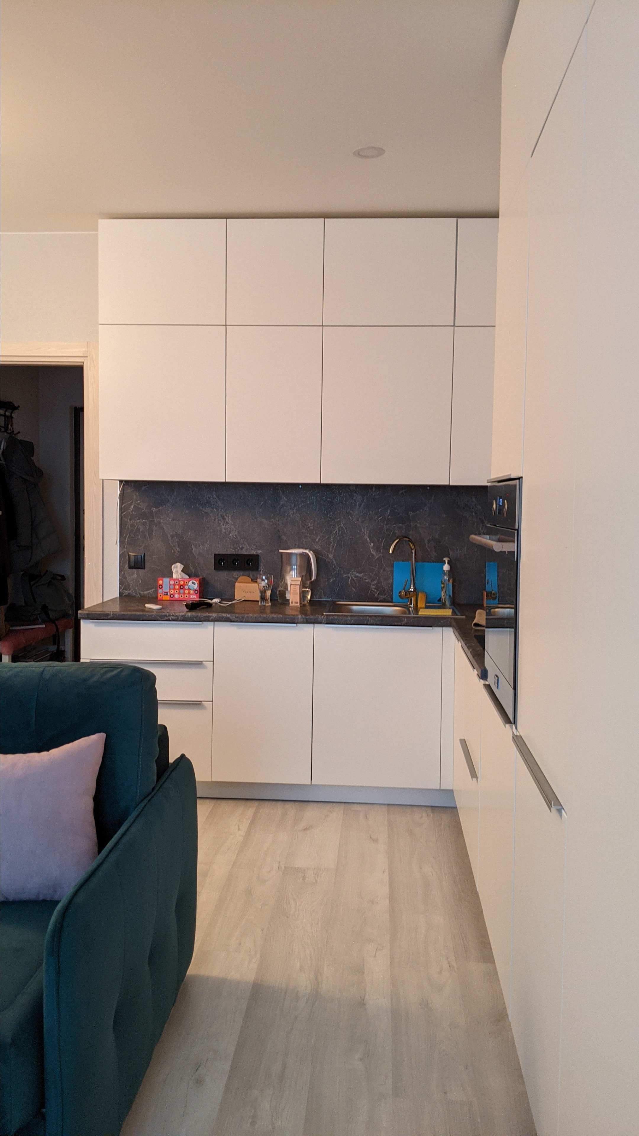 Квартира-студия 28кв.м, фото. Дизайнер интерьеров Olala interior design