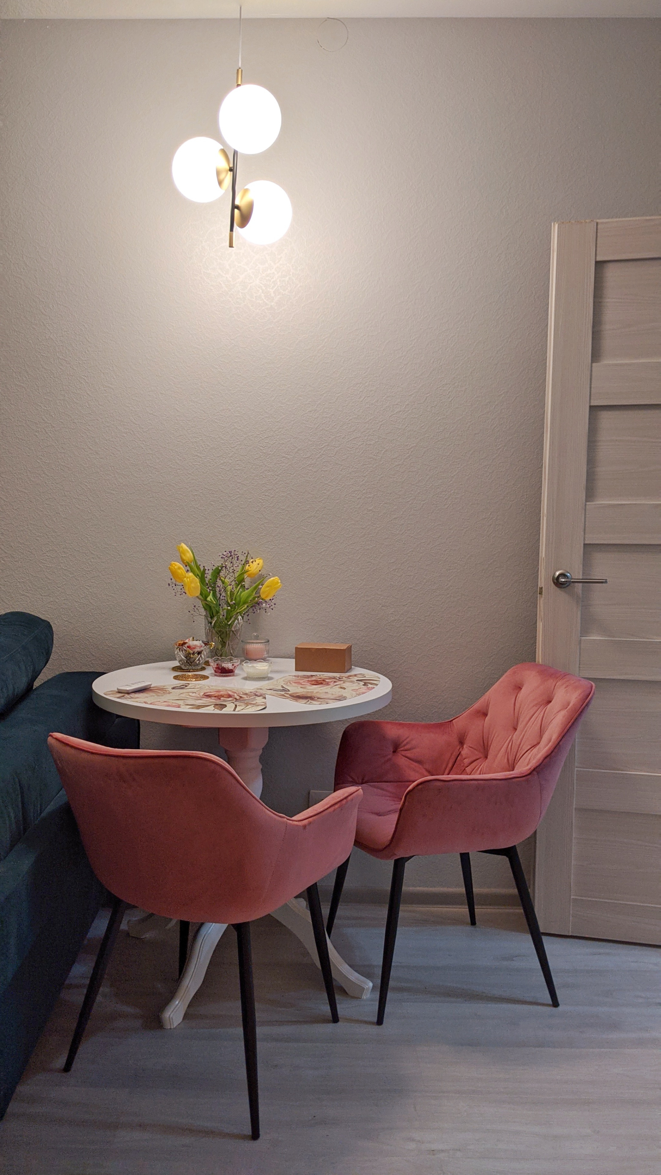 Квартира-студия 28кв.м, фото. Дизайнер интерьеров Olala interior design