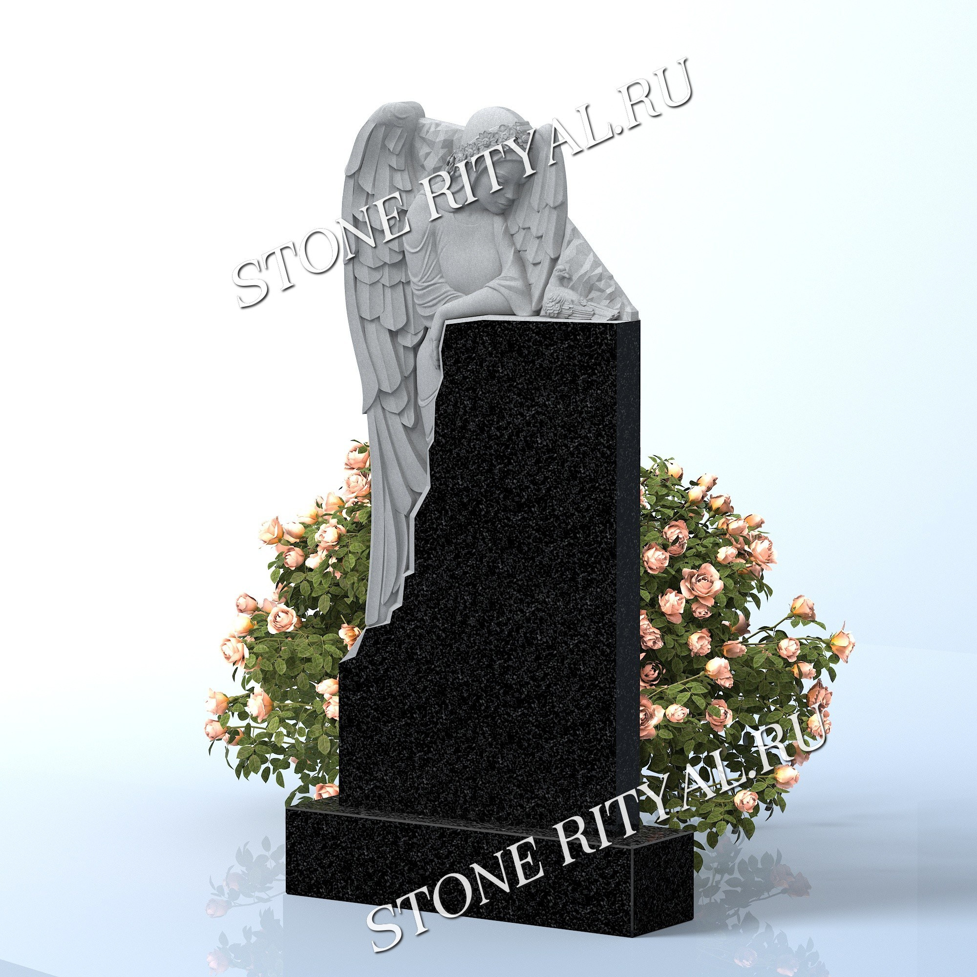 Вертикальные памятники фигурные. Изготовление и установка памятников в Москве и МО