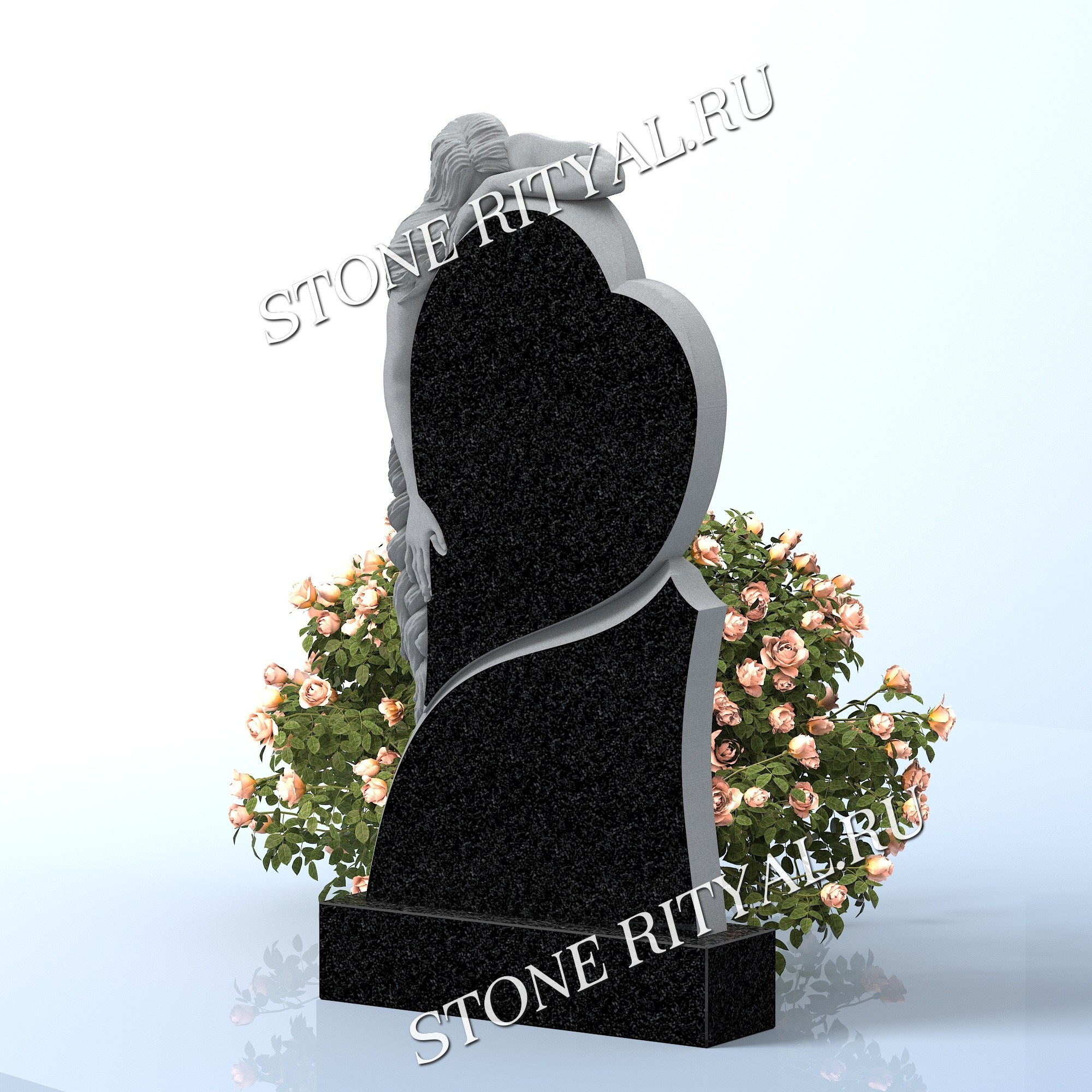 Вертикальные памятники фигурные. Изготовление и установка памятников в Москве и МО