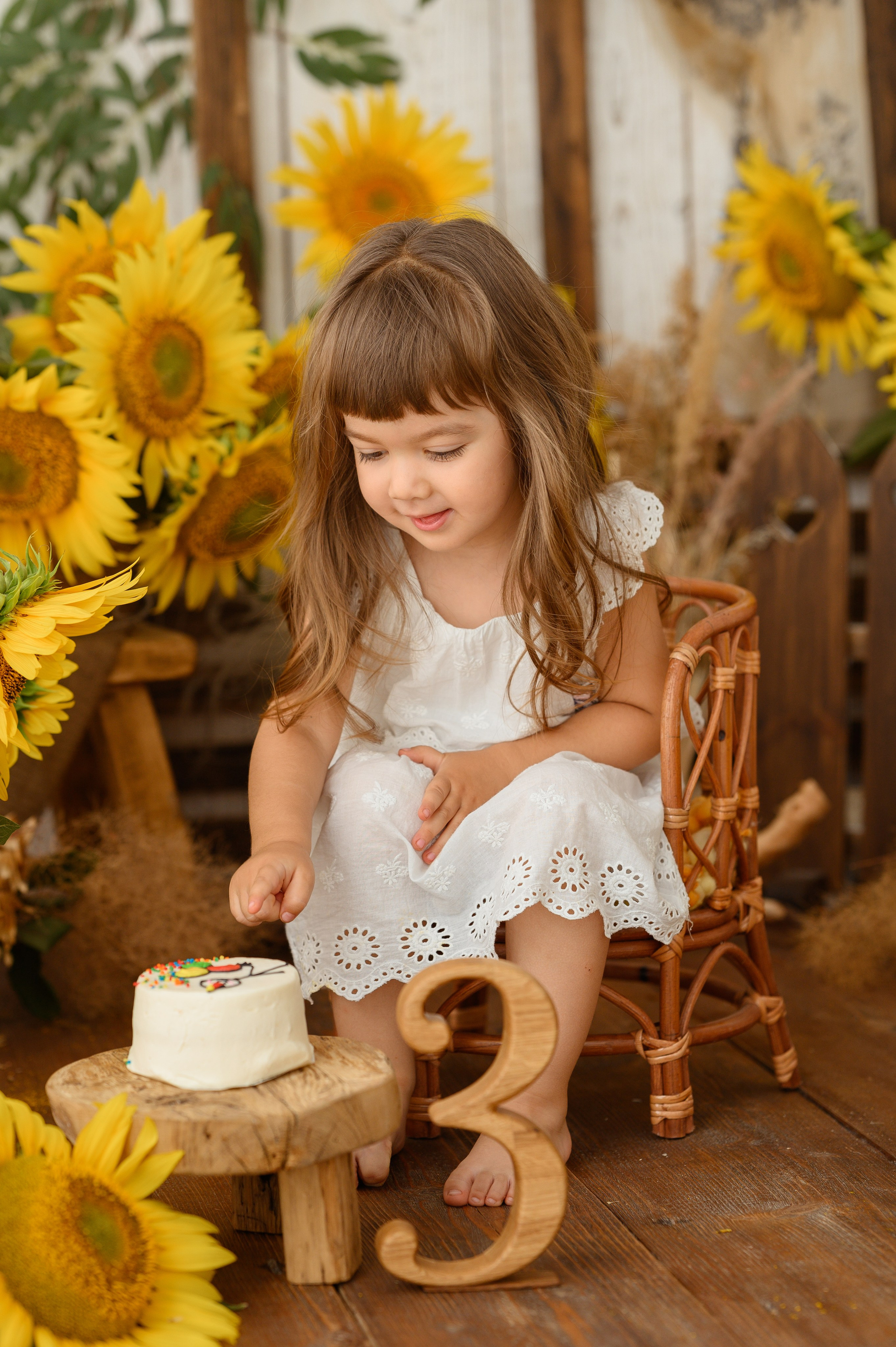 Альмина и подсолнухи. Детский и семейный фотограф Ирина Гладких