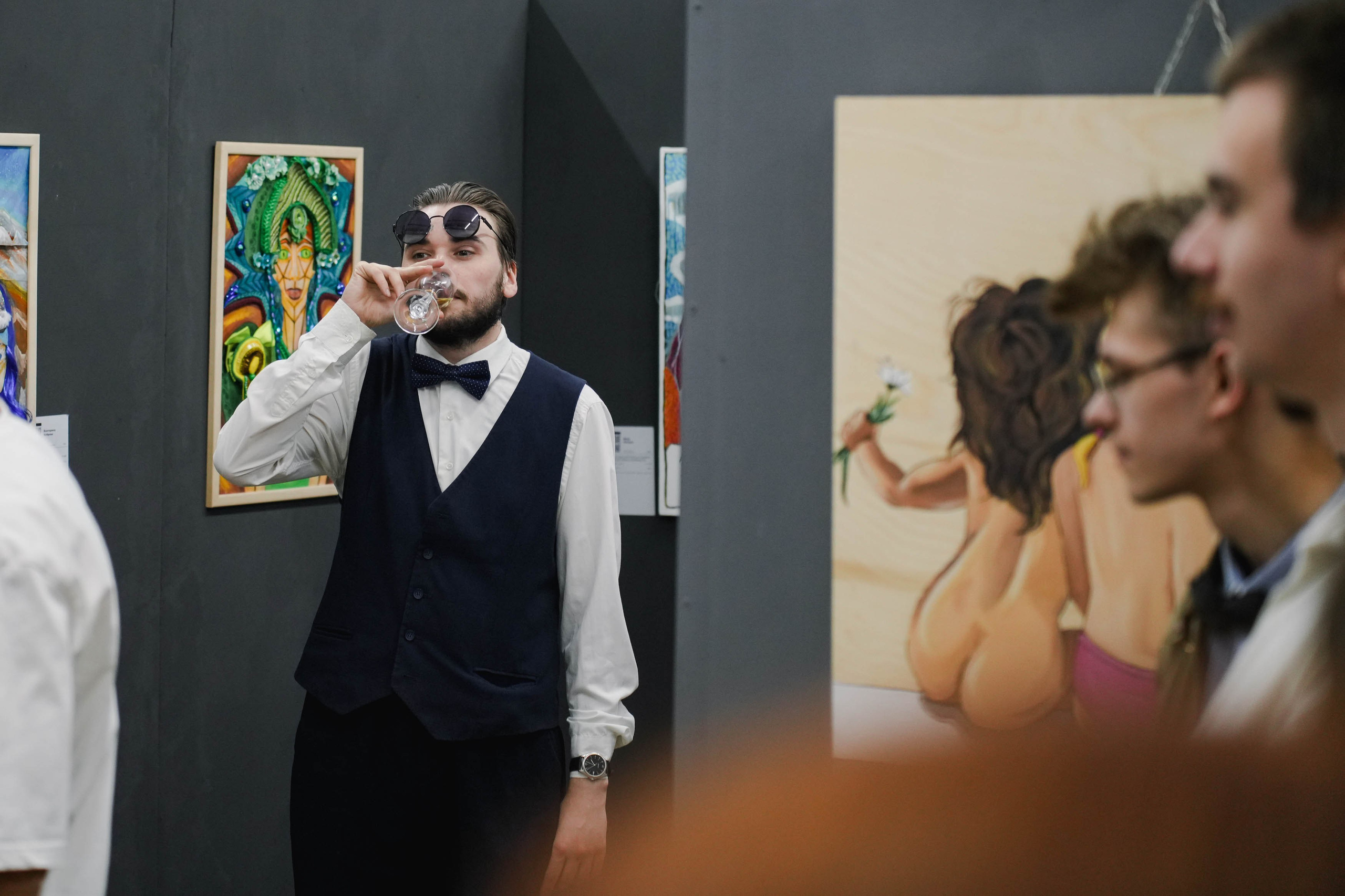 Открытие выставки «Наивное искусство». Спортивный и репортажный фотограф в Иваново Сергей Силкин