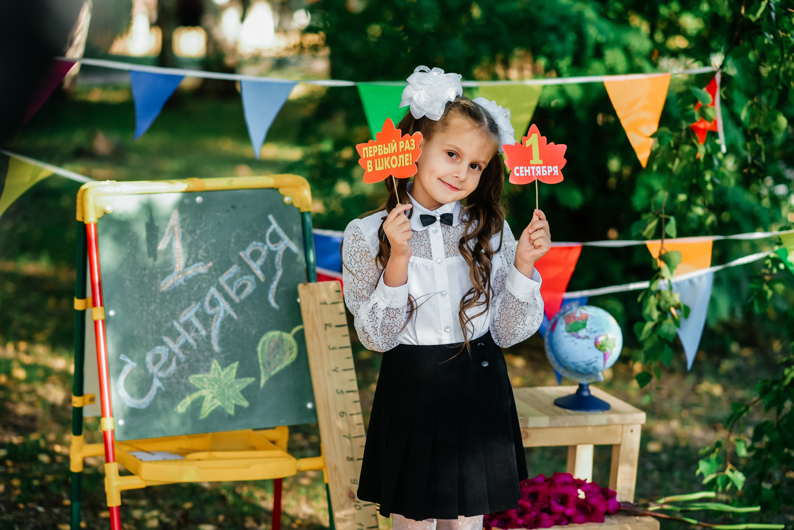Фотопроект «Здравствуй, школа» для начальных классов. Семейный фотограф в Барнауле