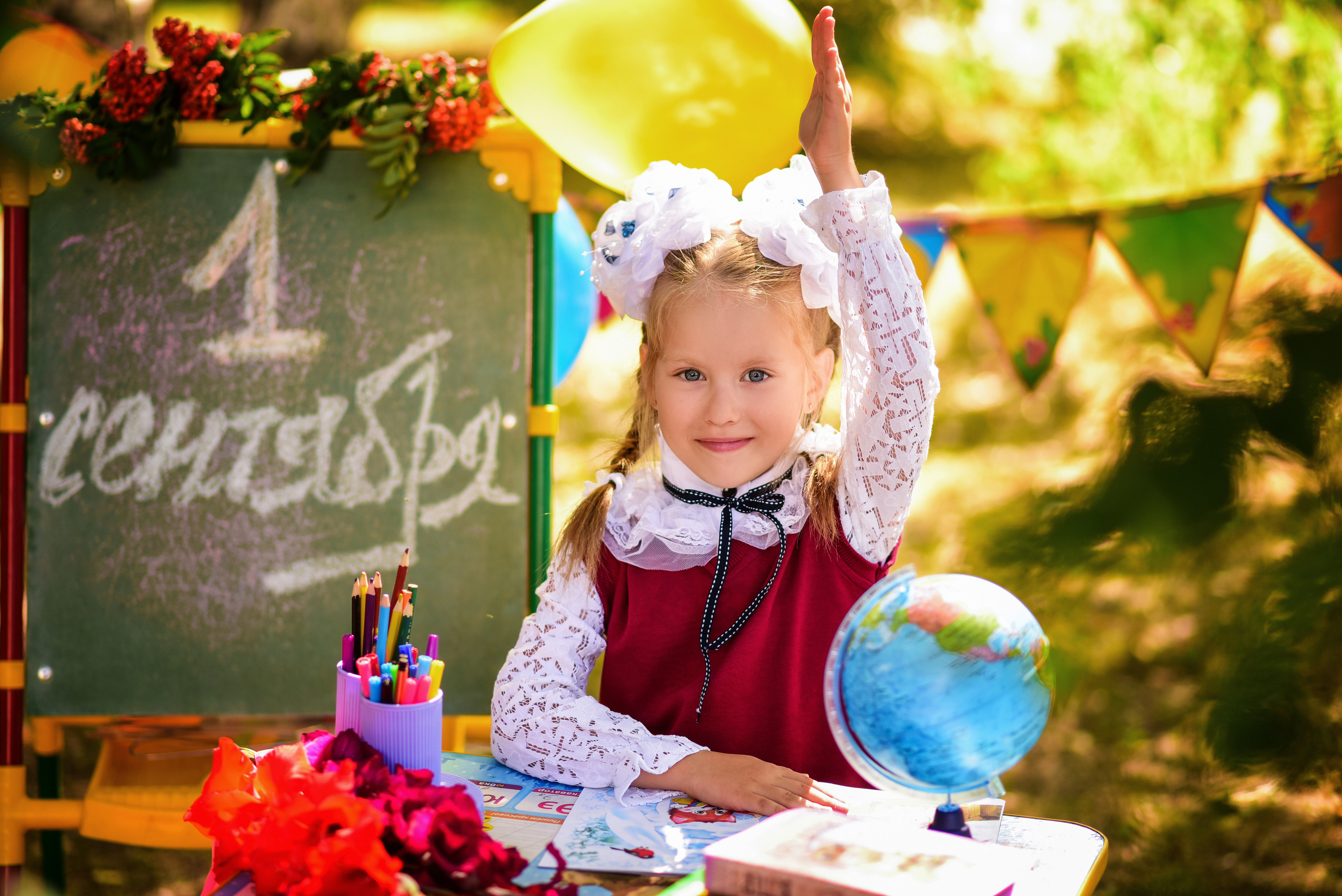 Фотопроект «Здравствуй, школа» для начальных классов. Семейный фотограф в Барнауле