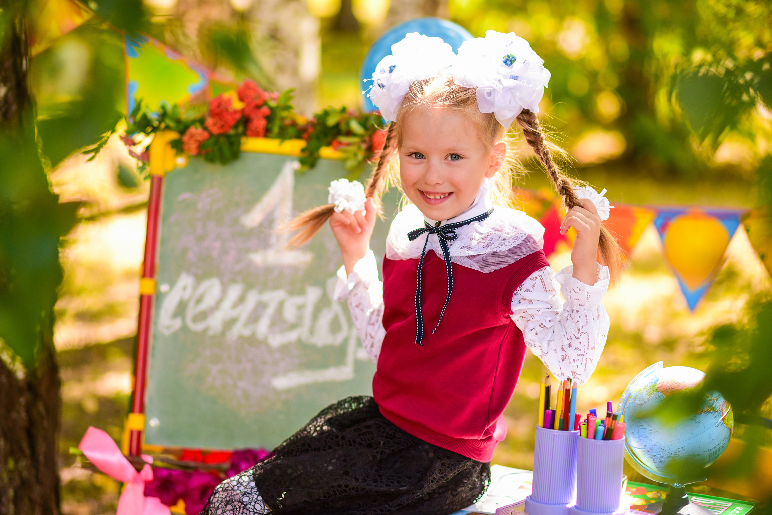 Фотопроект «Здравствуй, школа» для начальных классов. Семейный фотограф в Барнауле
