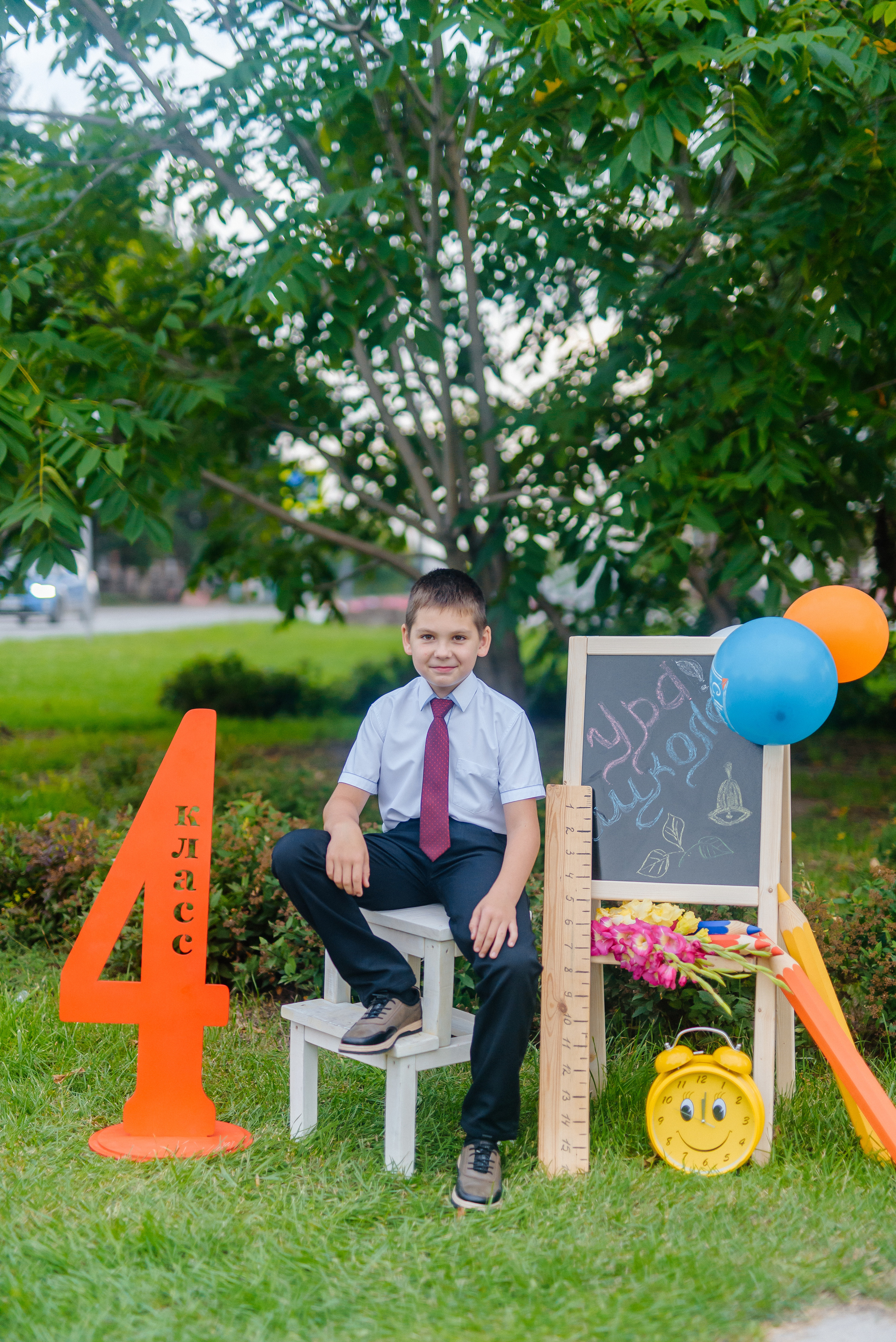 Фотопроект «Здравствуй, школа» для начальных классов. Семейный фотограф в Барнауле