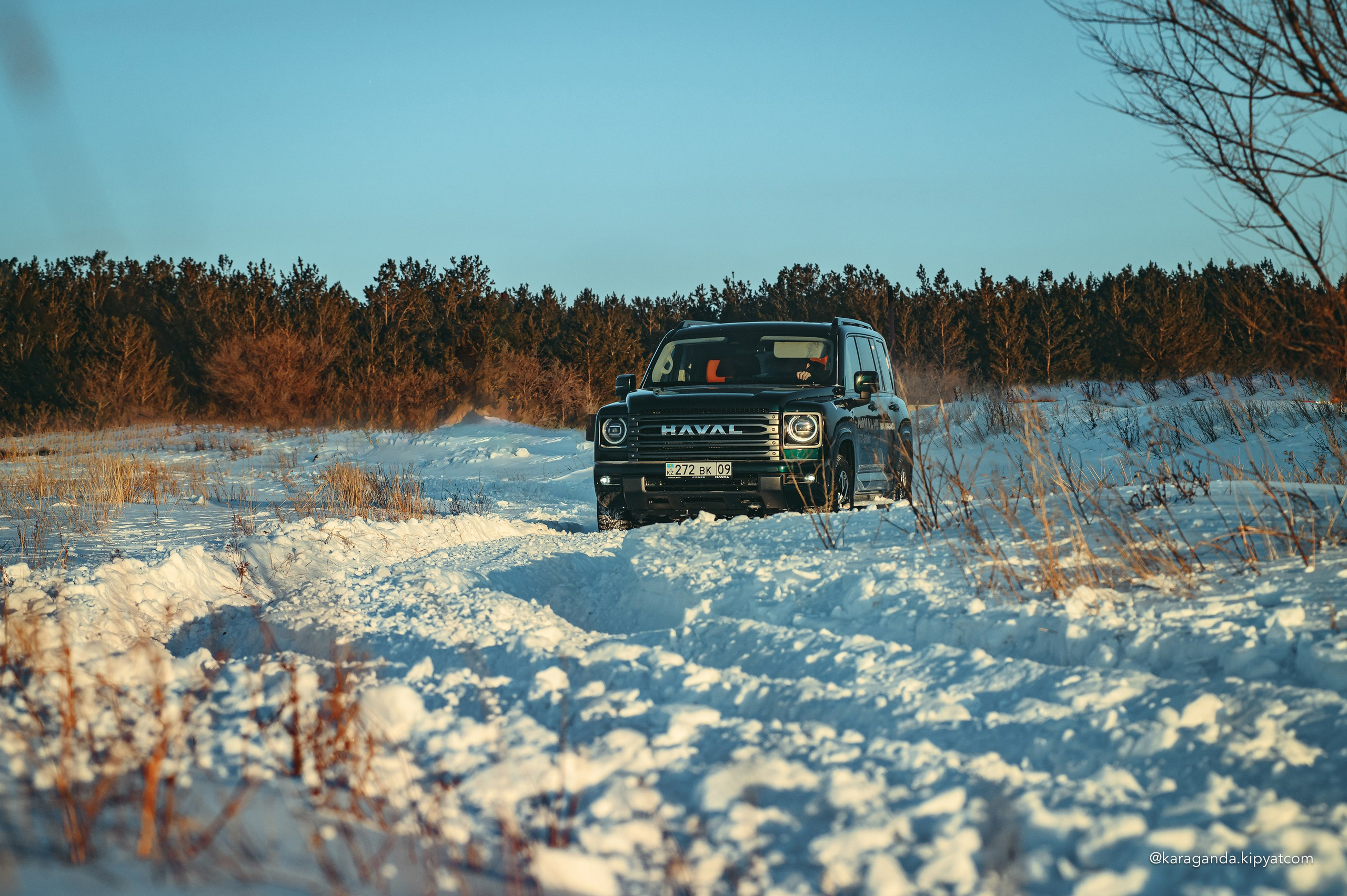 Зимний заезд на HAVAL H9. Кипятком Караганда